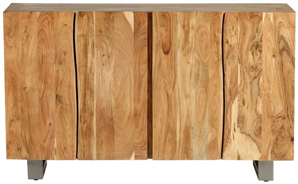 Kota Sideboard - 4 Door - Medium - 150cm - Live Edge - Solid Acacia Wood