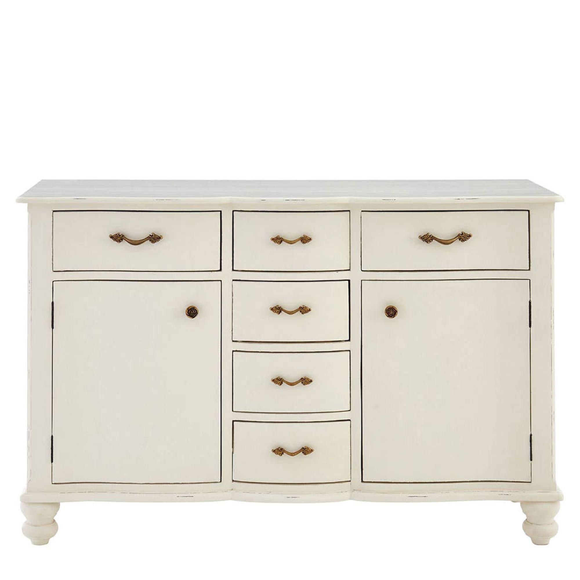 Loire Sideboard - 2 Door - Medium - White - 130cm