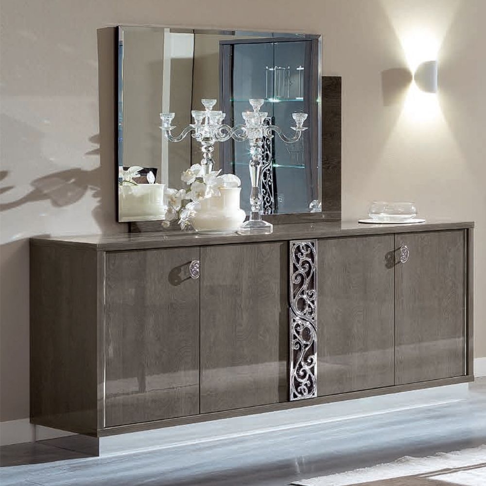 Platinum Buffet Sideboard - Glamour - Large - Silver