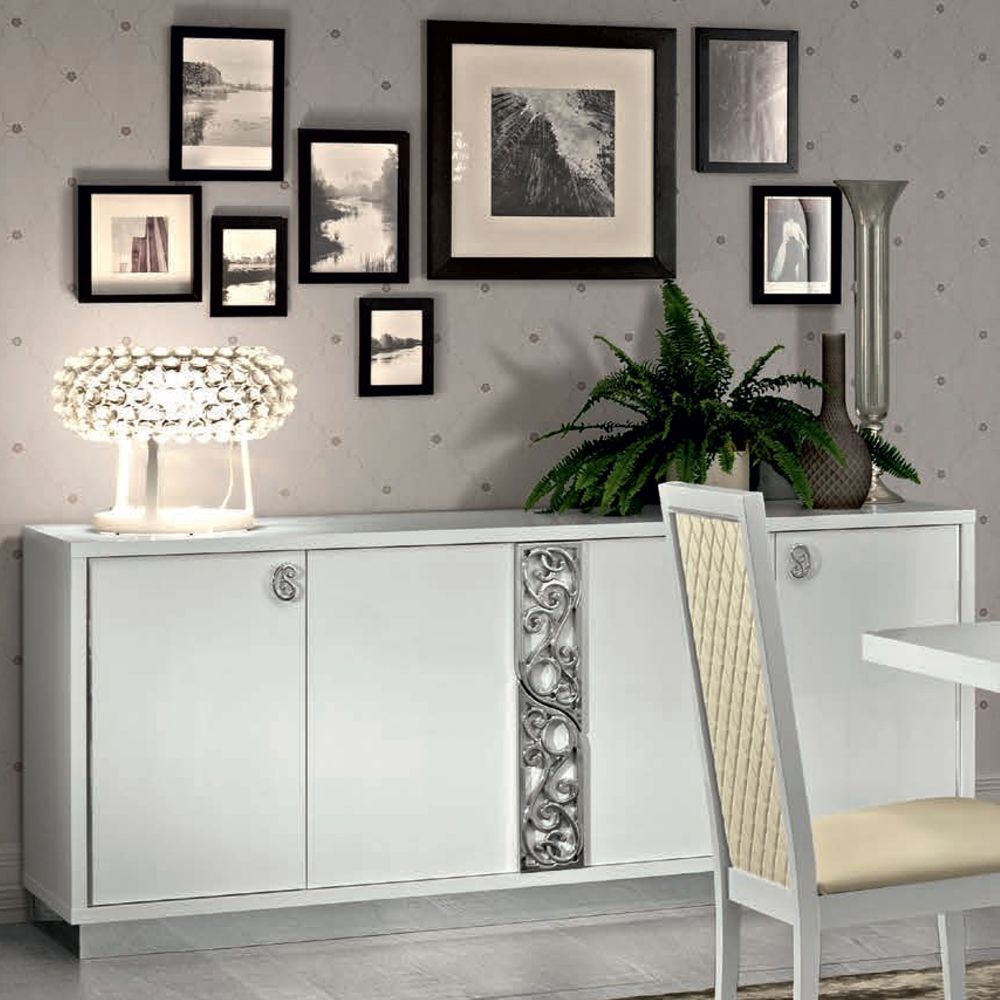 Roma Buffet Sideboard - Glamour - Large - White