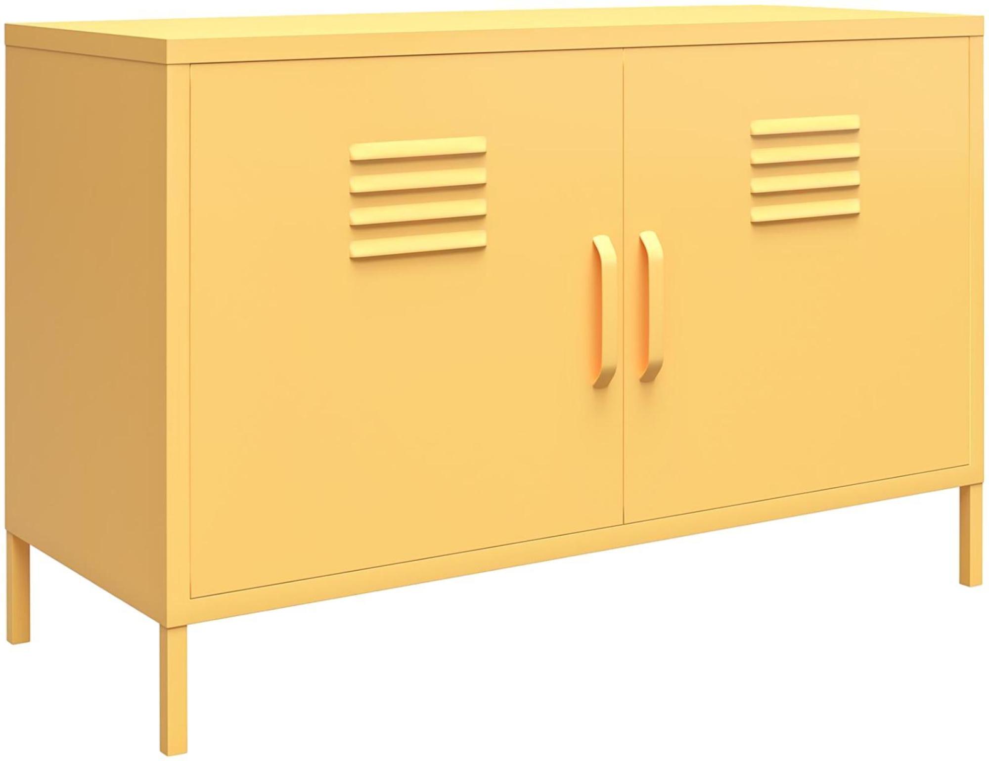 Novogratz Cache Accent Sideboard - Yellow Locker - 2 Doors - 4012814COMNUK