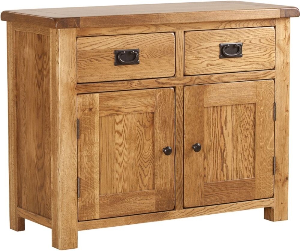 Originals Sideboard - 2 Door - 2 Drawer - Small - Rustic Oak