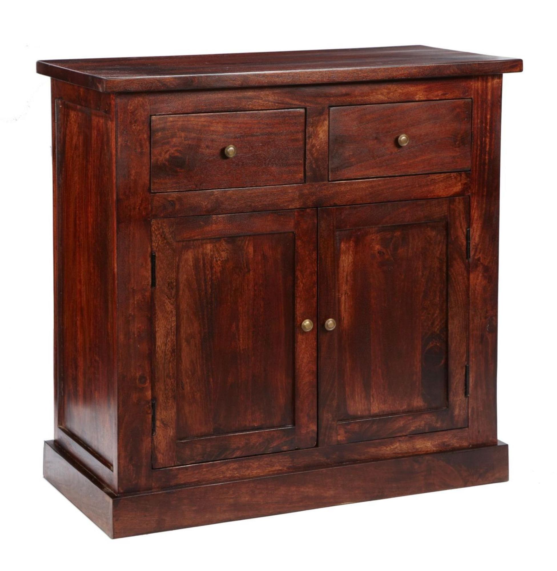 Phulera Sideboard - 2 Door - Small - 90cm - Dark Wood