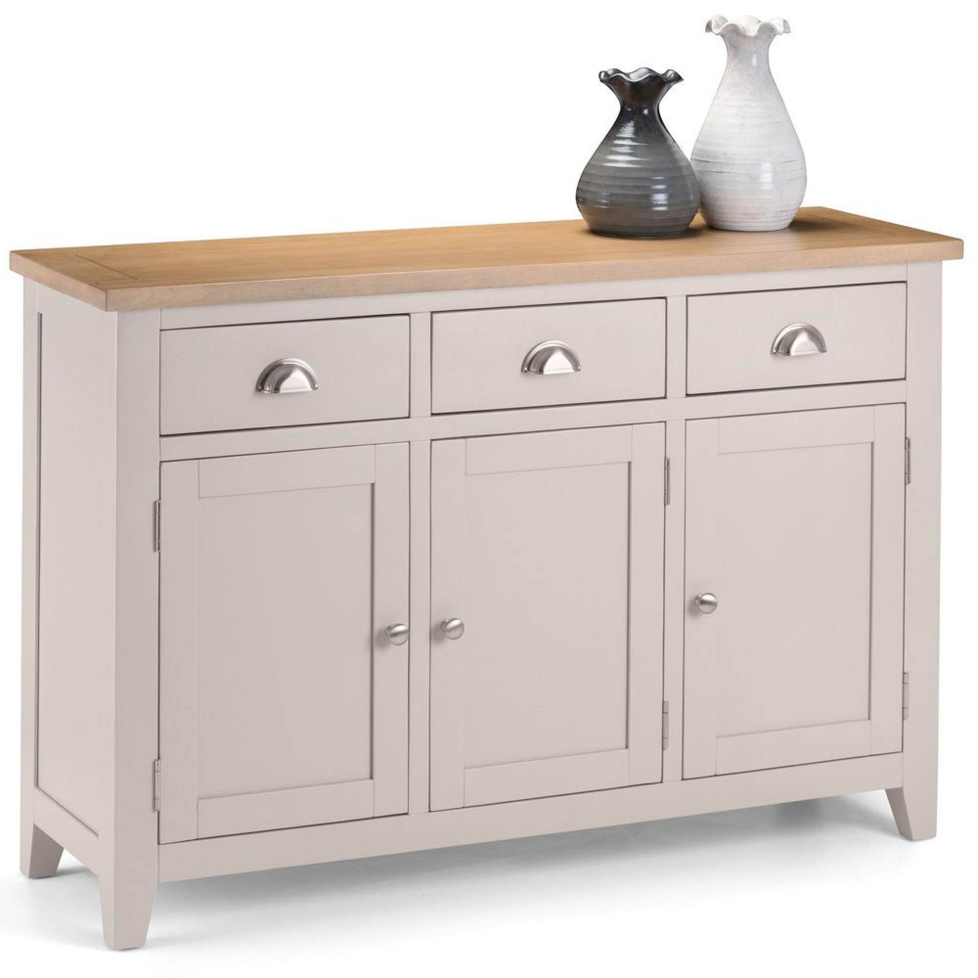 Richmond Sideboard - 3 Door - Medium - Grey