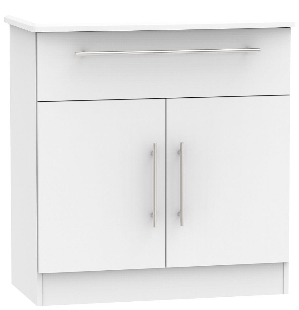 Sherwood Compact Sideboard - 2 Door - Grey