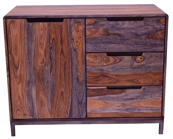 Sirani Sideboard - Small - 95cm - Dark Sheesham Wood