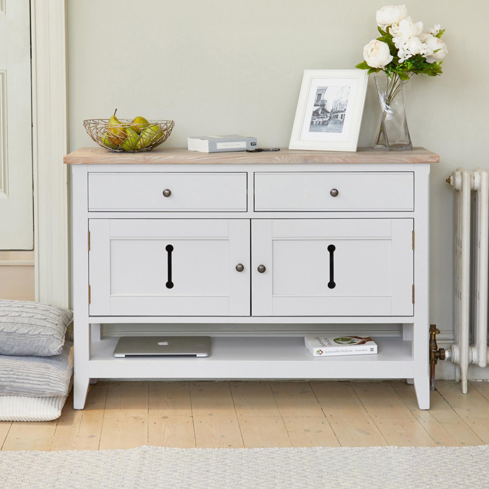 Signature Grey Painted Sideboard - 2 Door - 2 Drawer