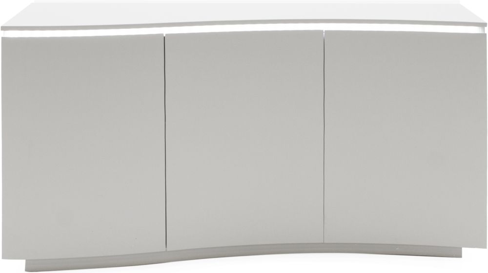 Lazzaro Sideboard with LED - Light Grey Matt