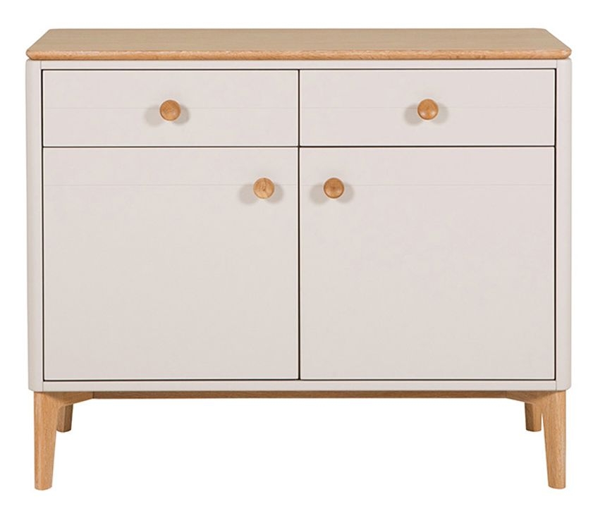 Marlow Small Sideboard - 2 Door - 2 Drawer - Cashmere Oak