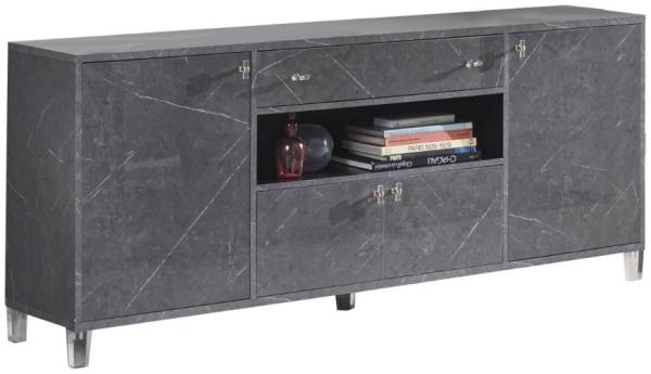 Vittoria Sideboard - 4 Door - Extra Large - 190cm - Grey Italian