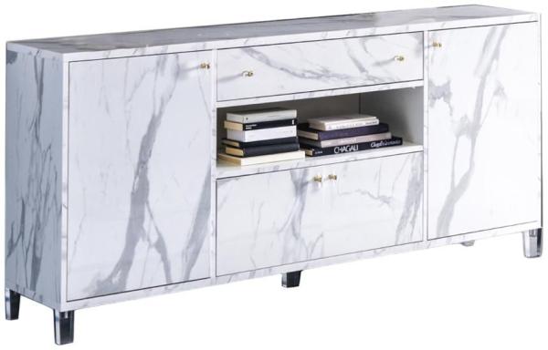 Vittoria Sideboard - 4 Door - Extra Large - 190cm - White Italian