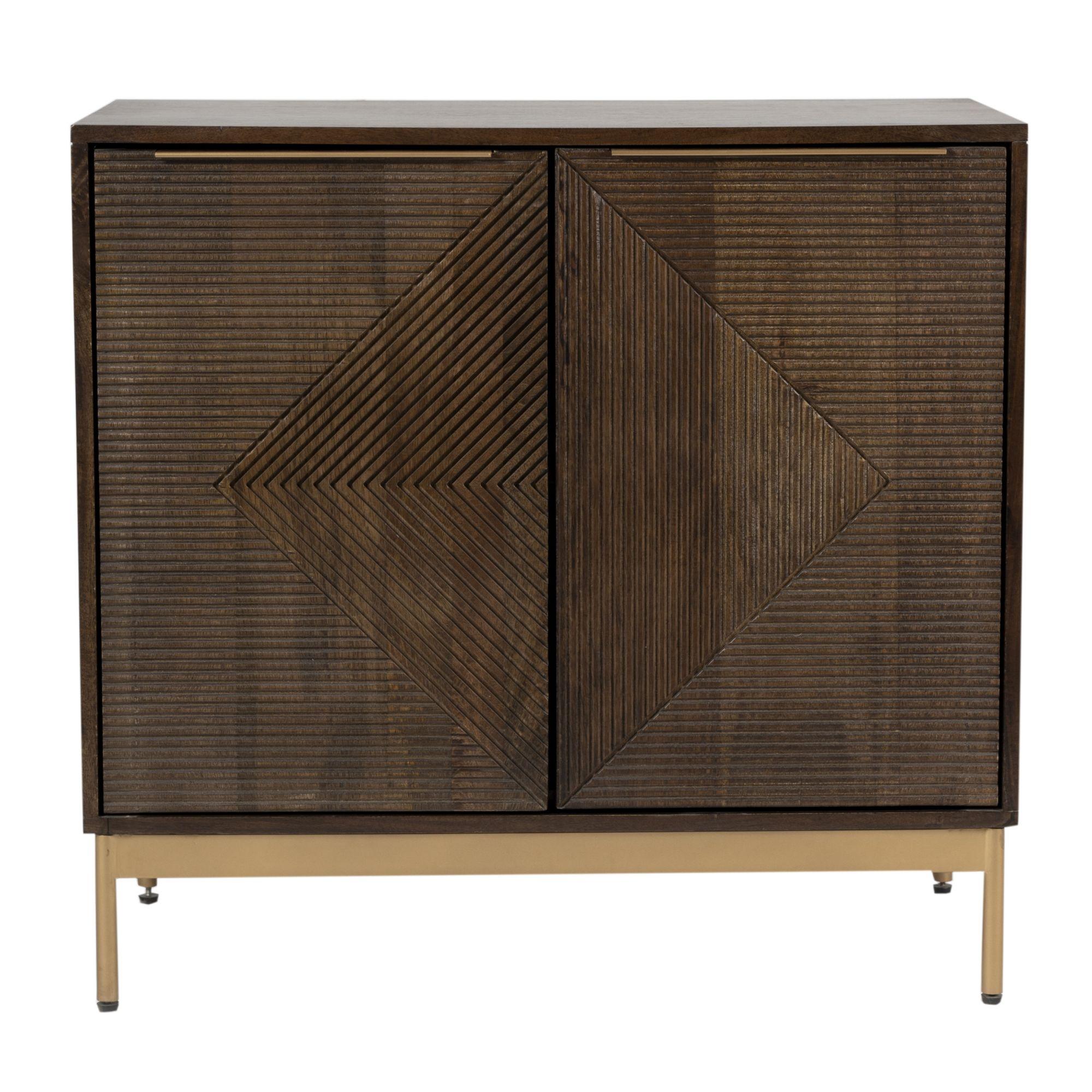 Zaine Sideboard - 2 Door - Small - 80cm - Walnut