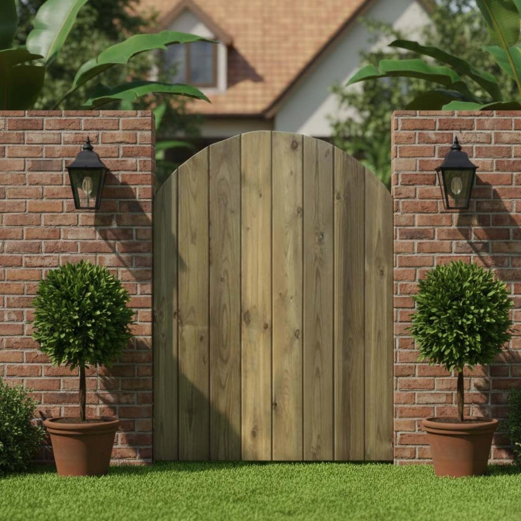 Tongue & Groove Garden Gate - 200cm - Redwood