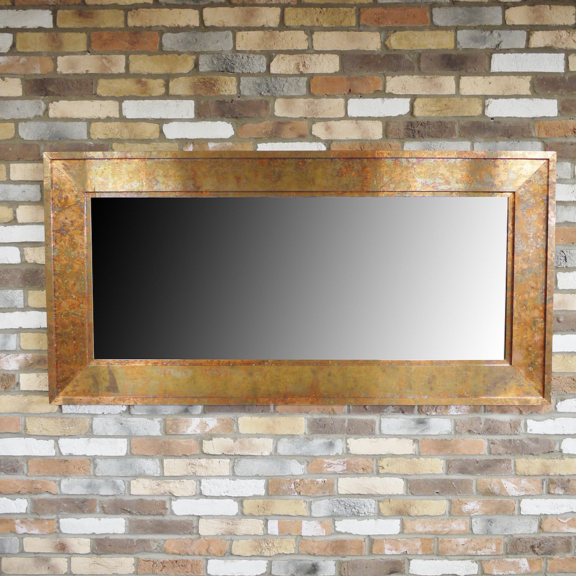Wall Mirror Large Copper