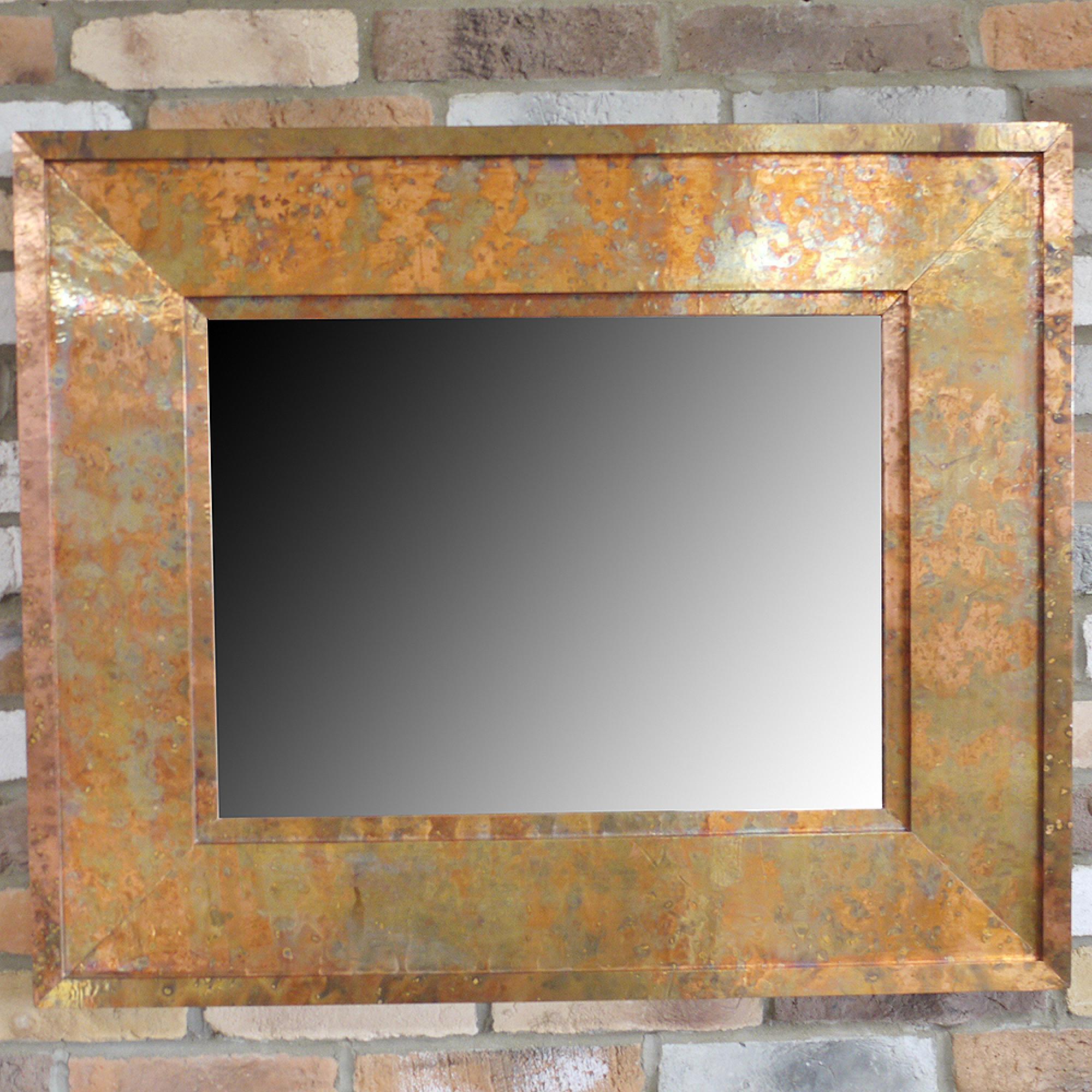 Wall Mirror Small Copper