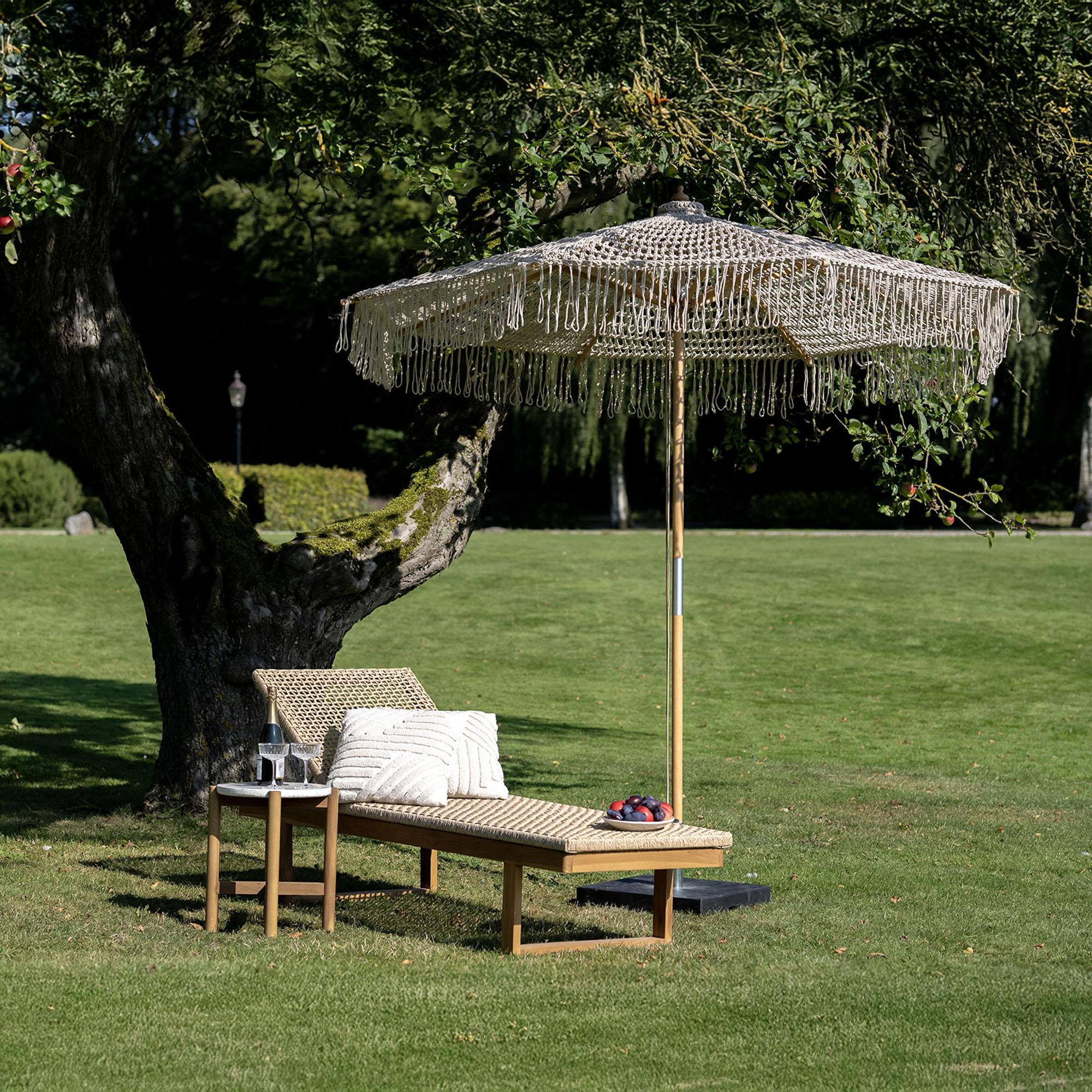 Martos Parasol - Beige - Knitted - 250cm x 250cm