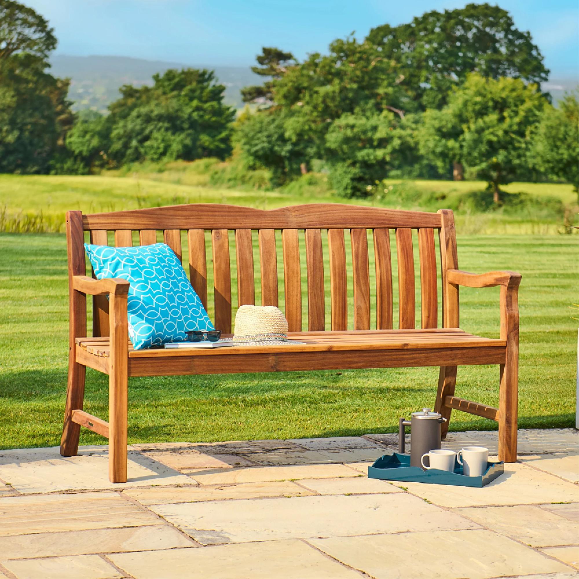 Redcliffe Garden Bench - Cuckfield - 5ft - Acacia Wood