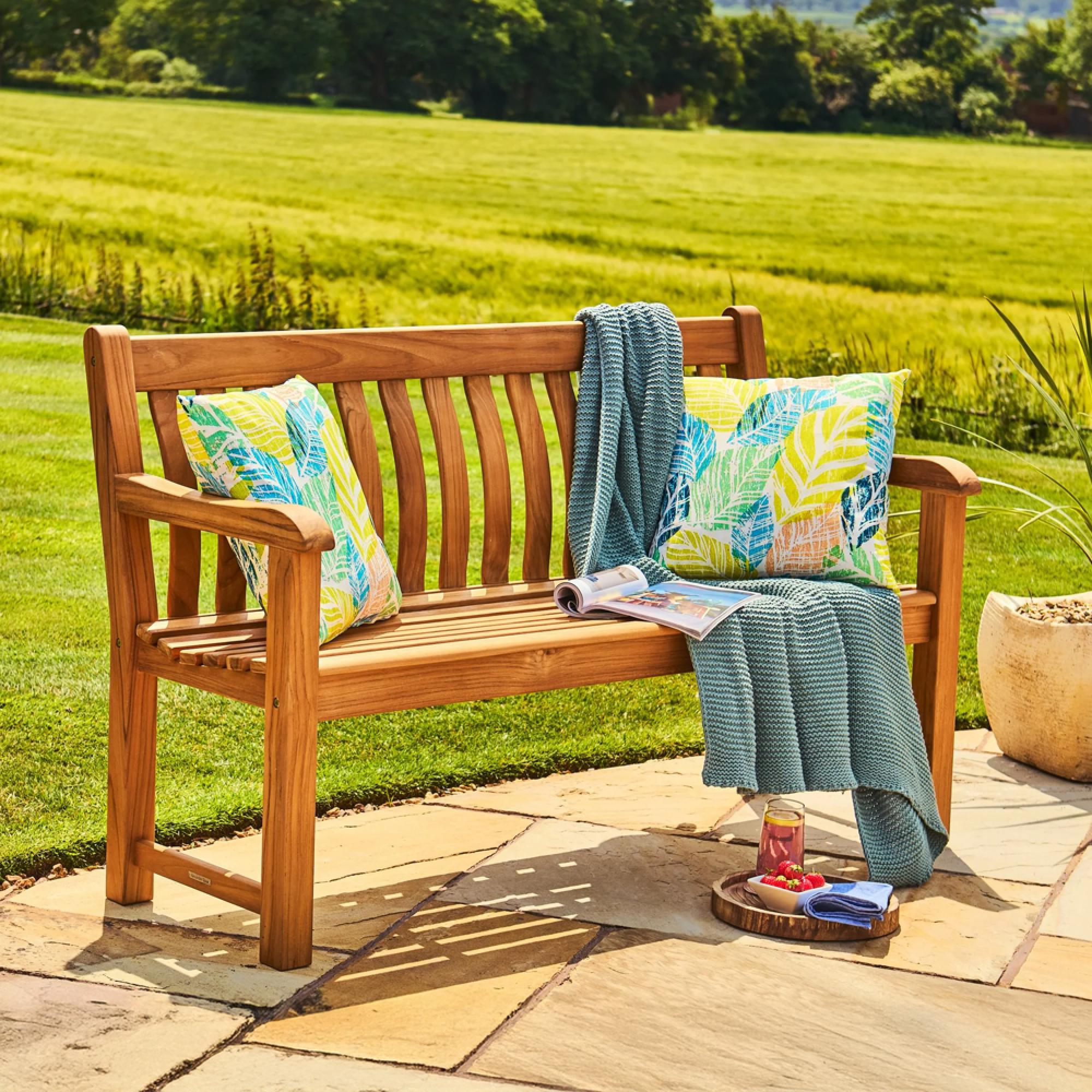 St George Garden Bench - 5ft - Teak Wood