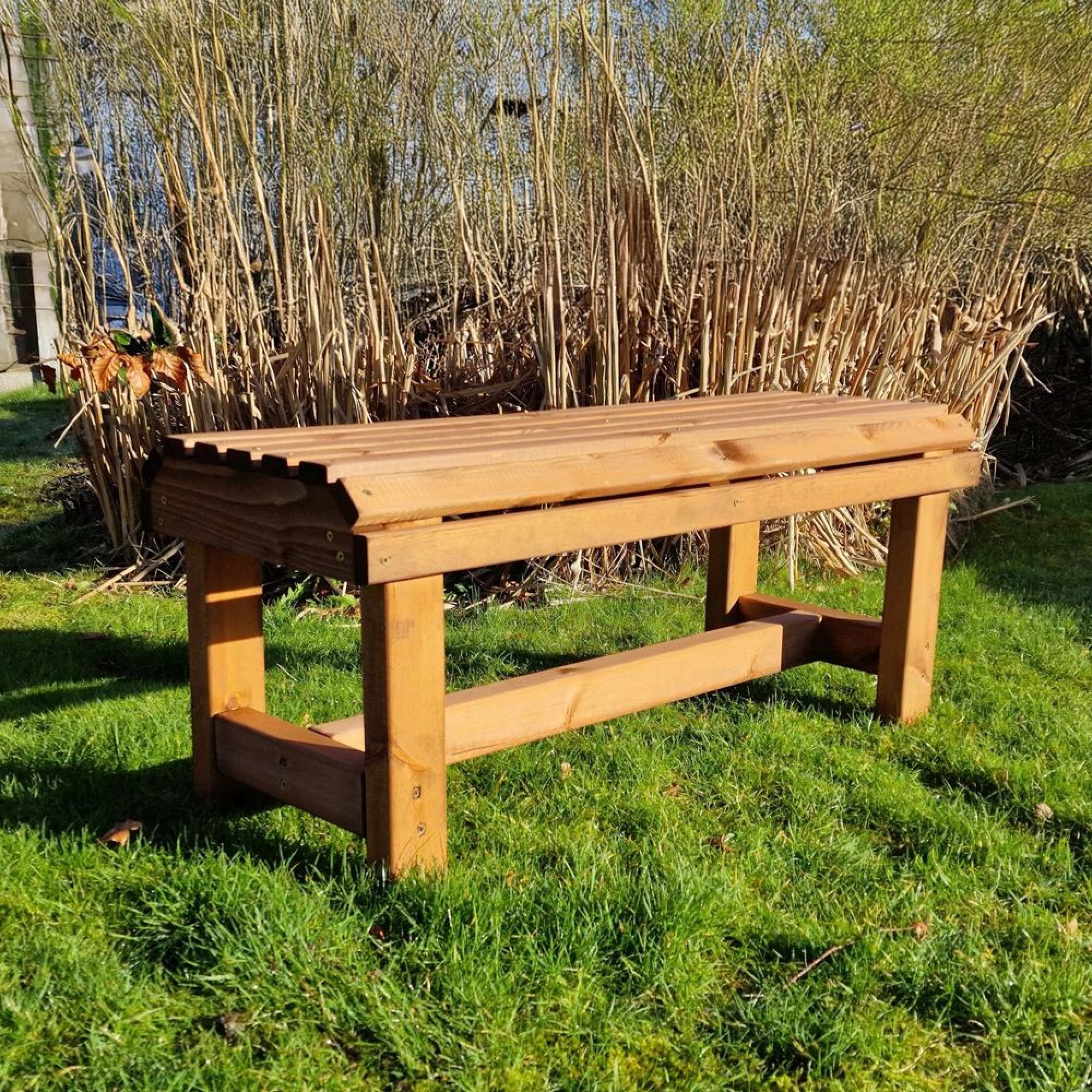 Valley Garden Backless Bench - Oak