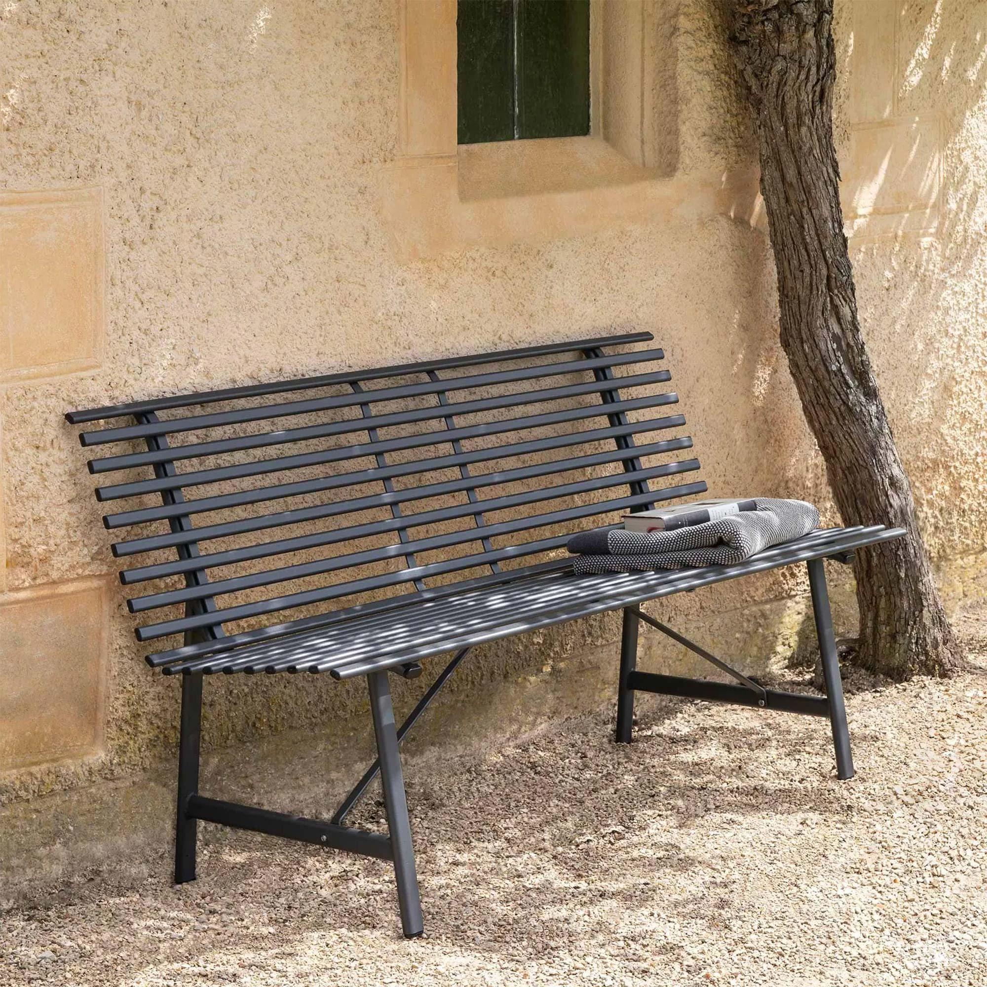 Richmond Outdoor Bench Carbon