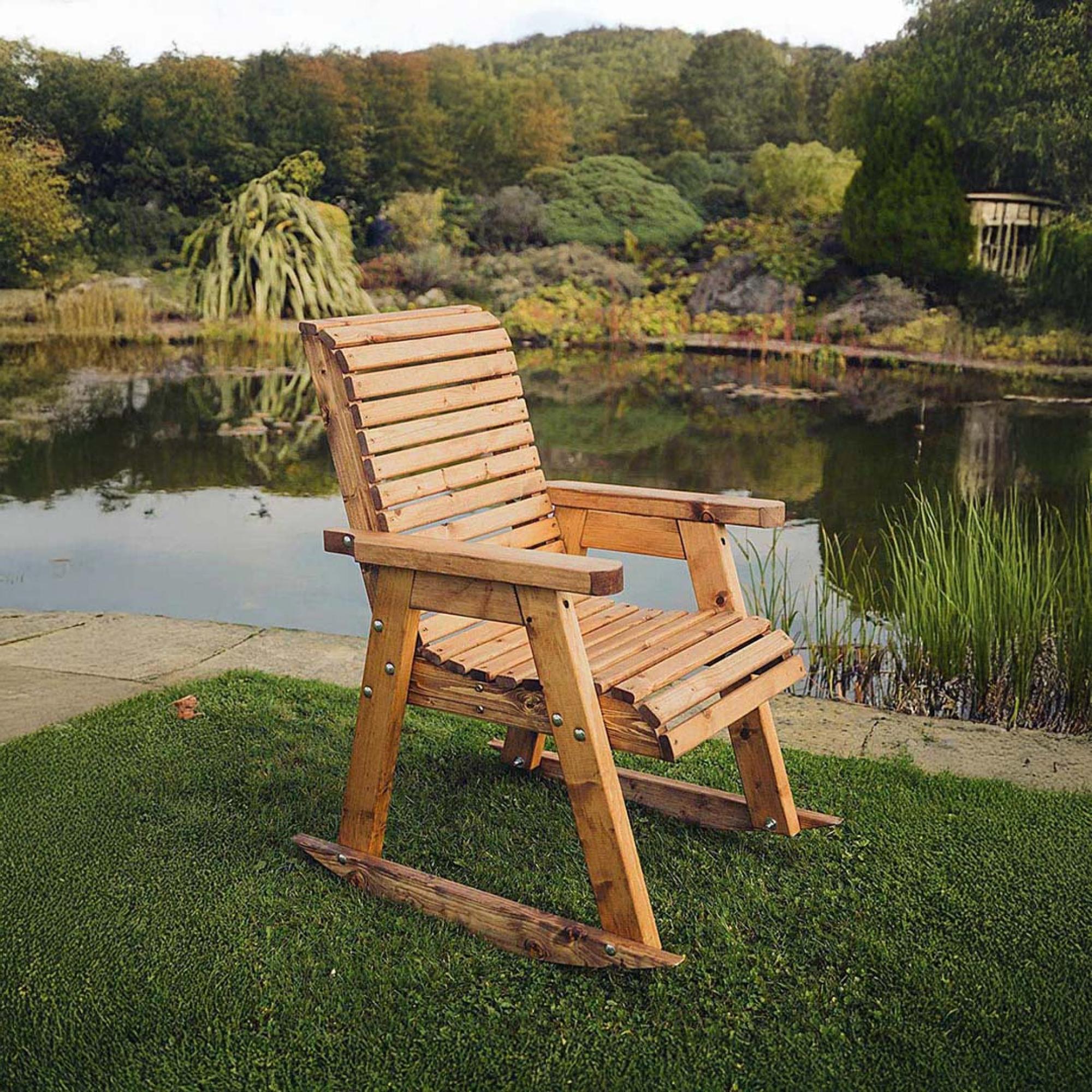 Garden Rocking Chairs - Set of 2 - Redwood