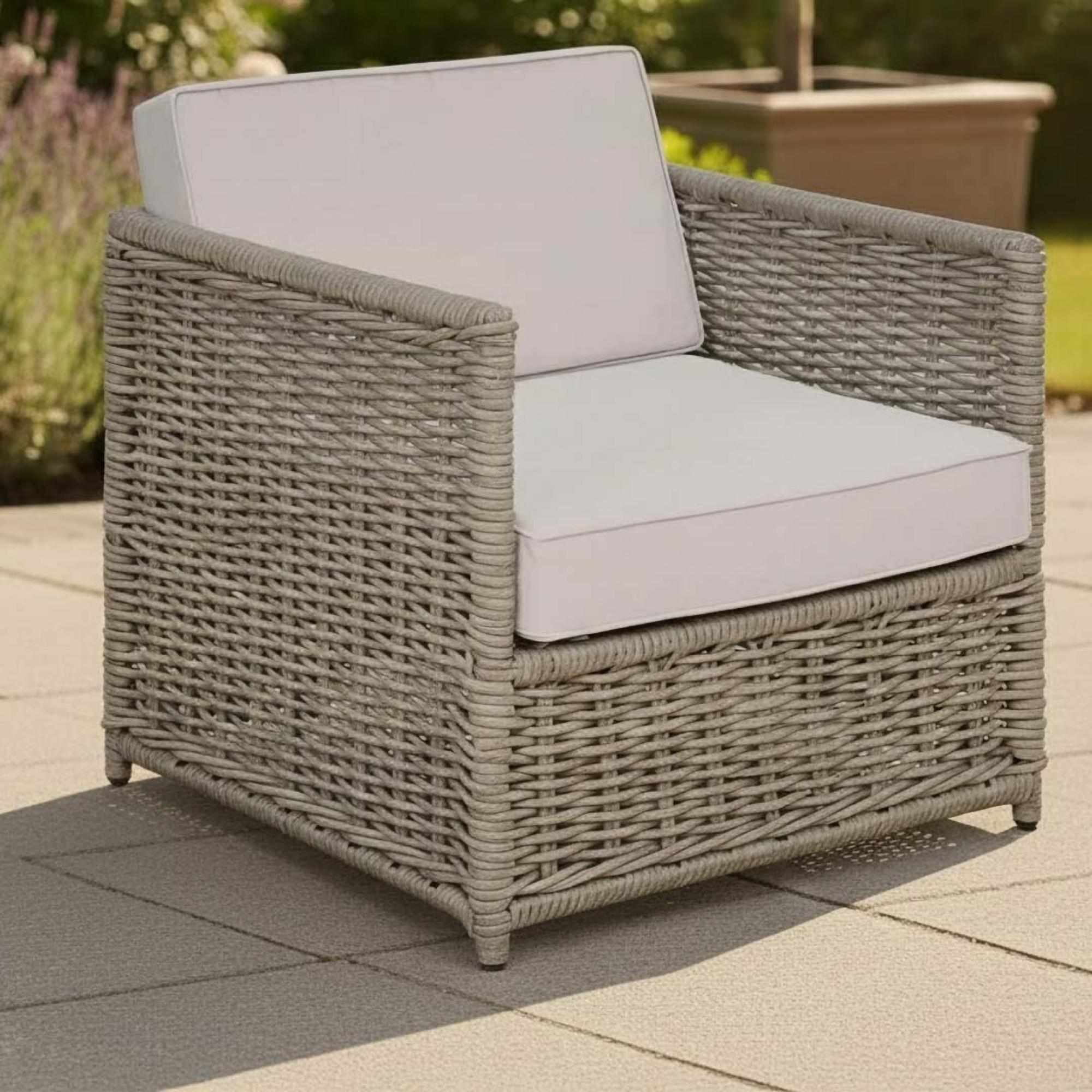 Harting Outdoor Armchair Light Rattan