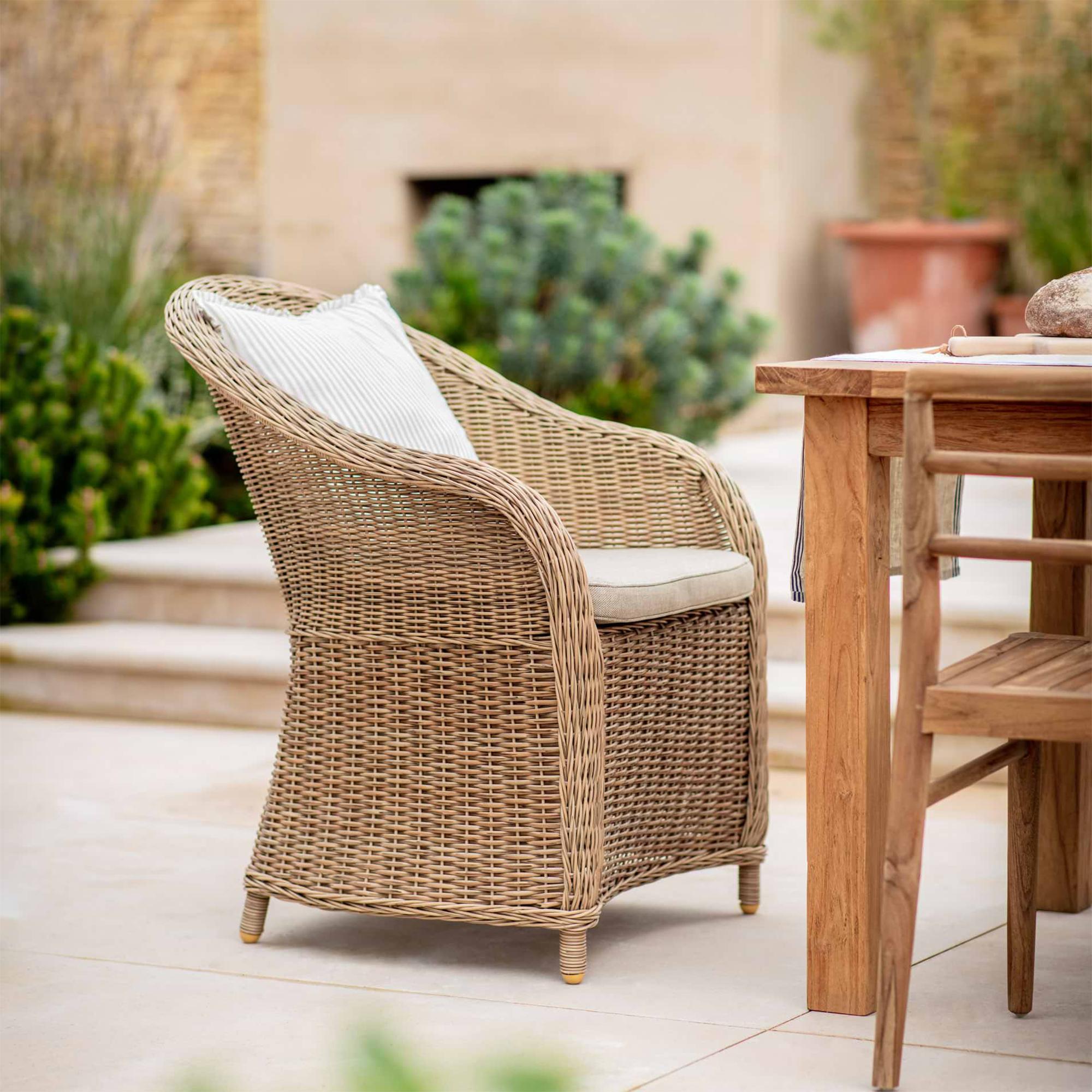 Brayford Outdoor Chair Natural Rattan
