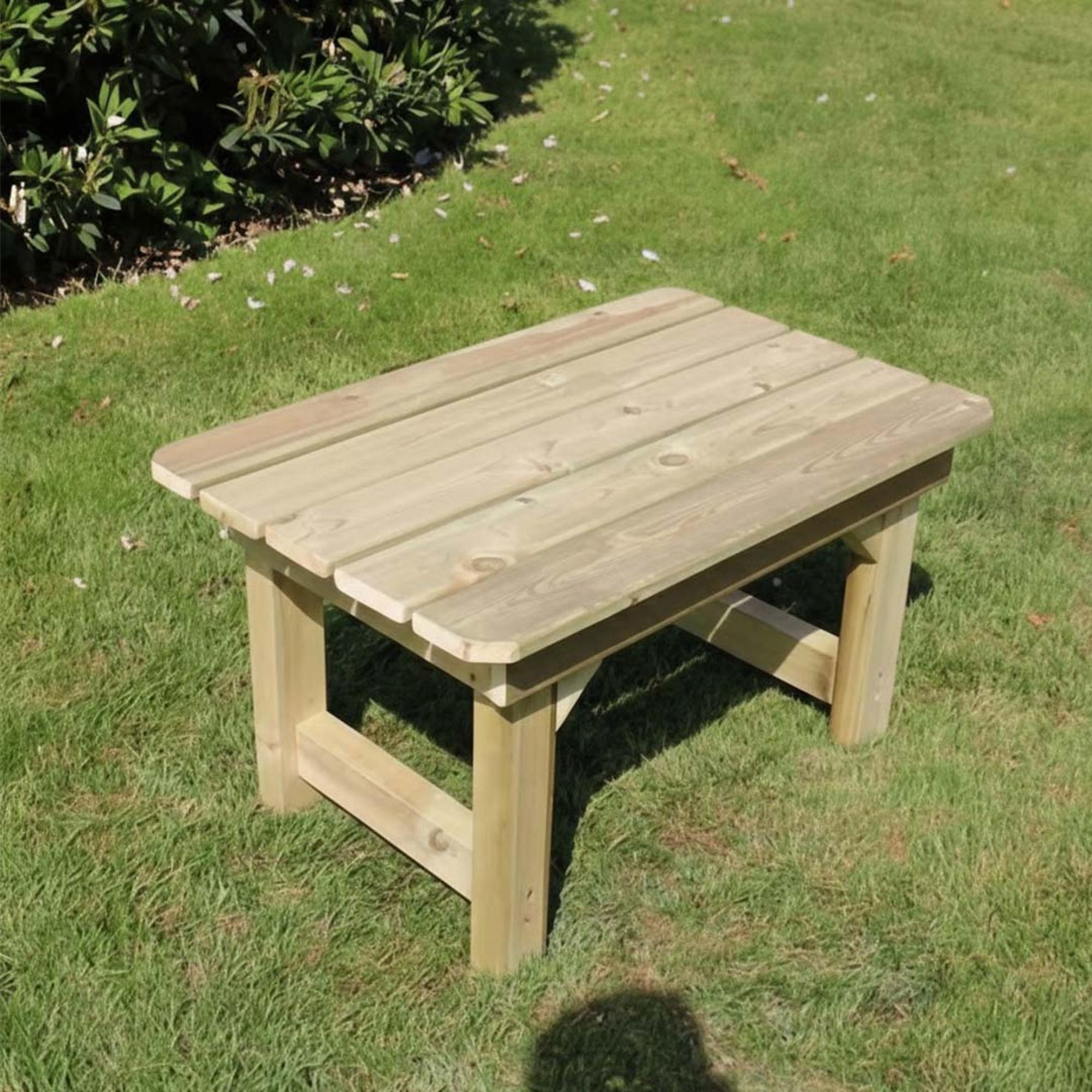 Garden Coffee Table - Timber Wood