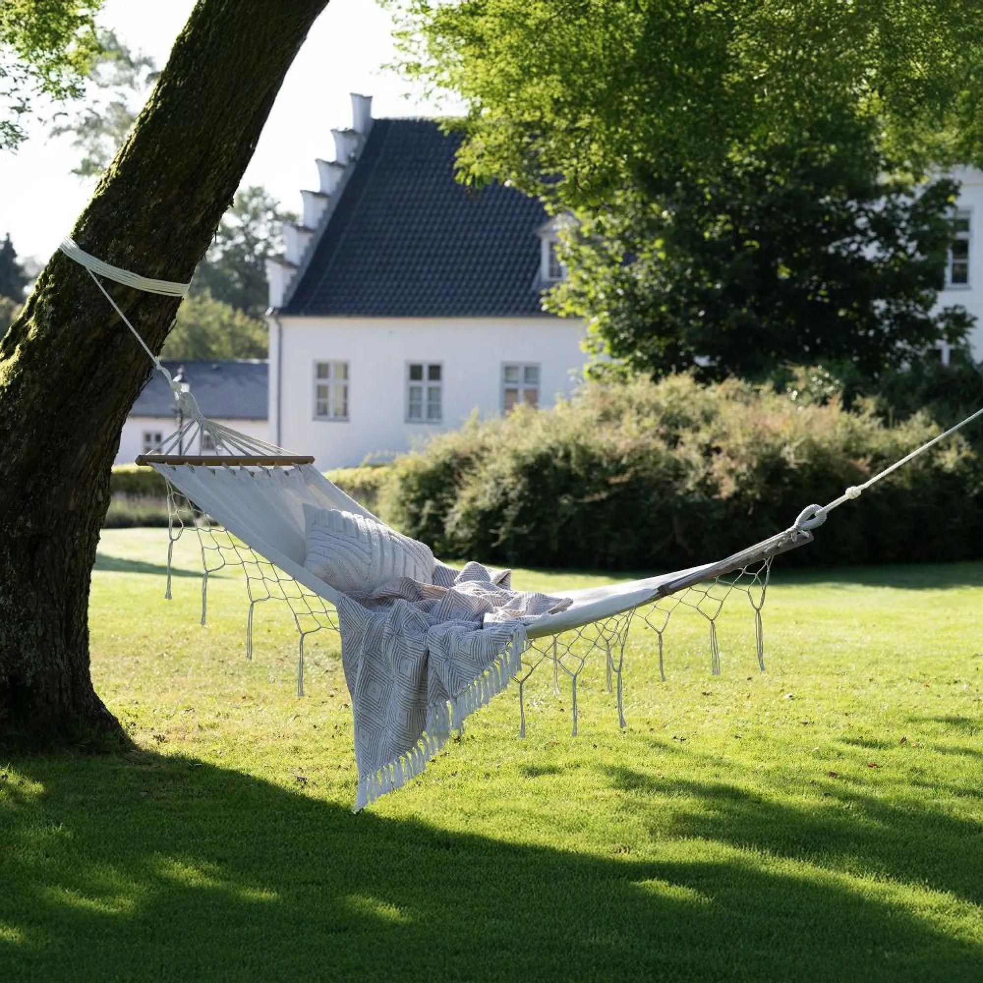 Edessa Garden Hammock - Fabric - Off White