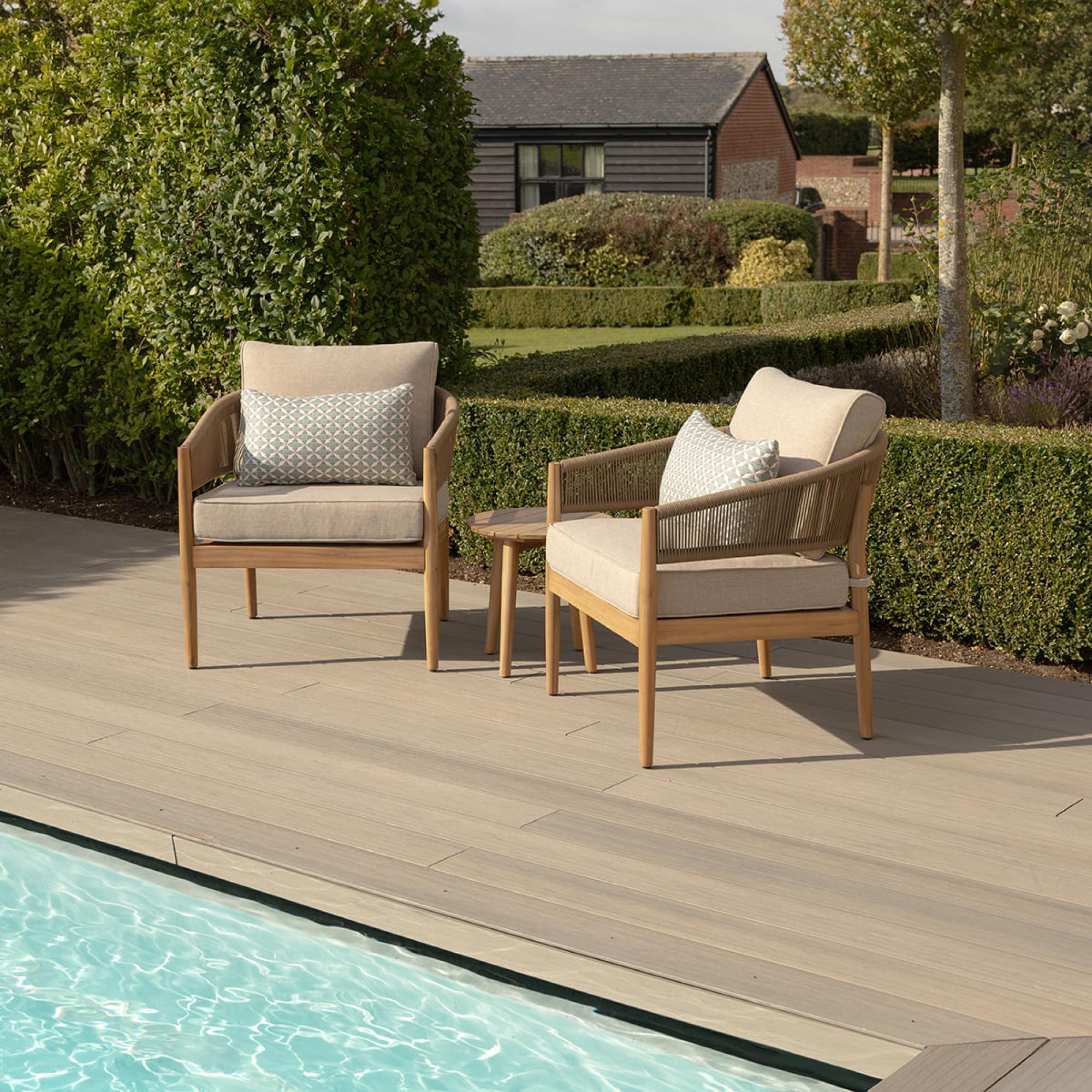 Porto Garden Lounge Set - Sandstone