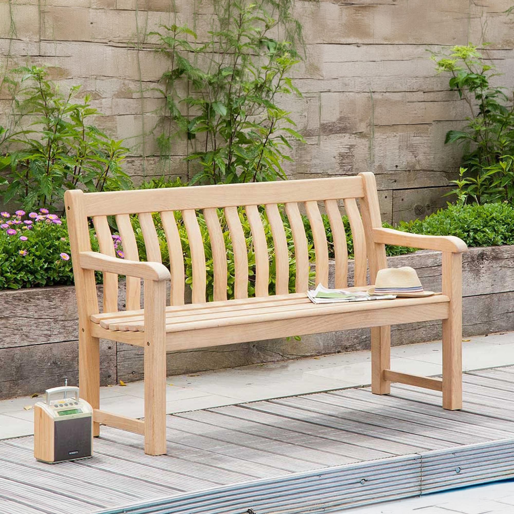 Roble Wood St George Garden 5ft Bench