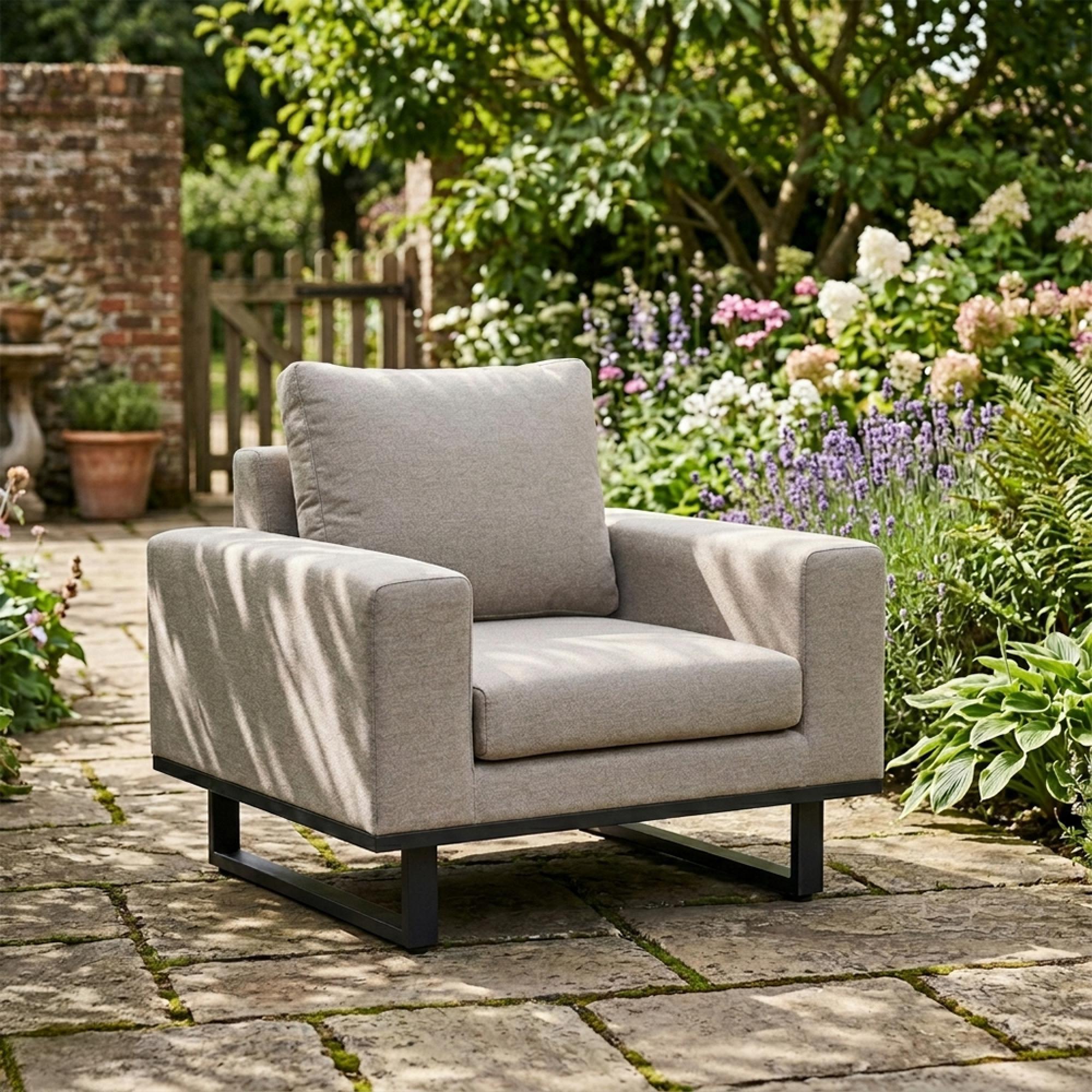 Ethos Garden Lounge Armchair - Oatmeal