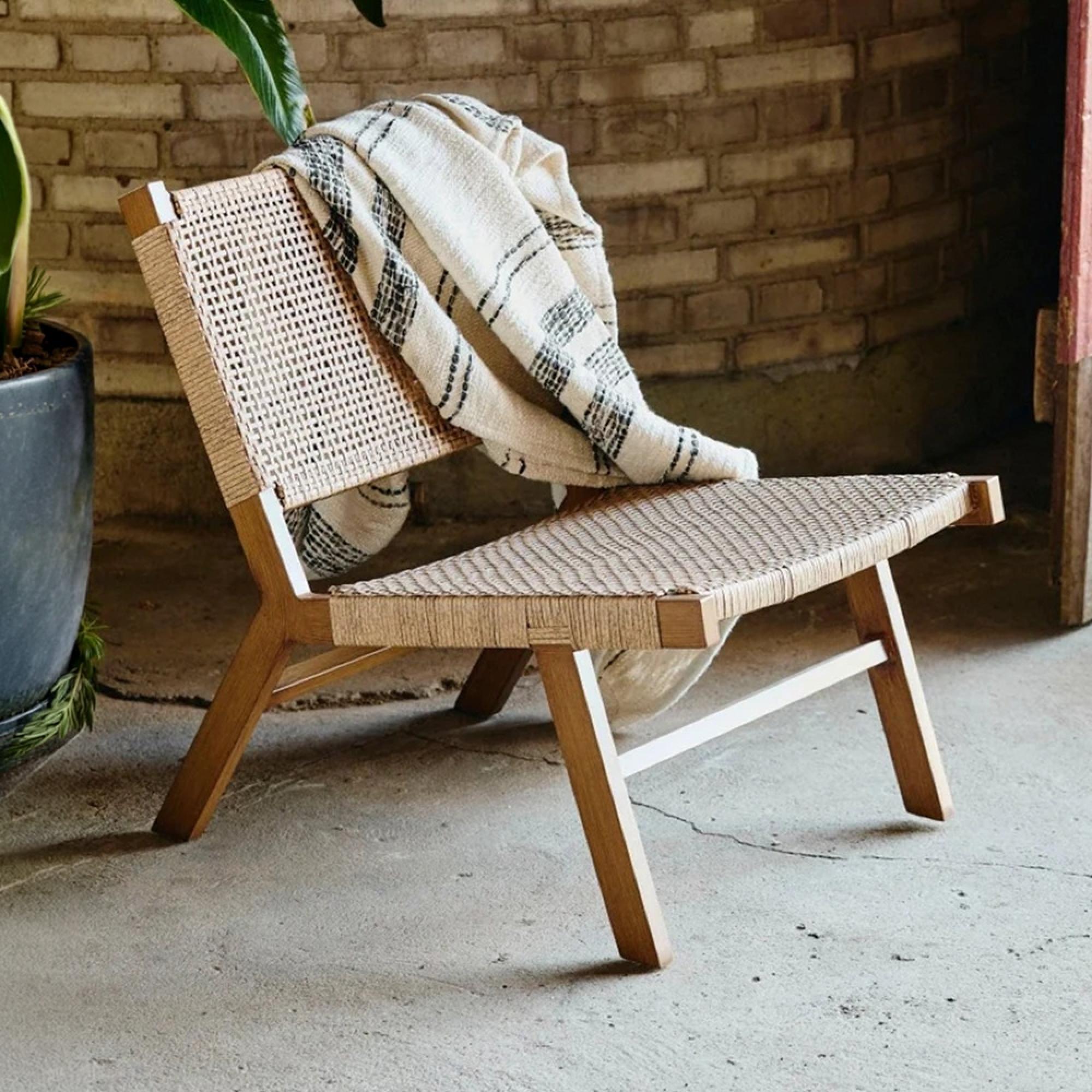 Vasai Garden Lounge Chair - Natural