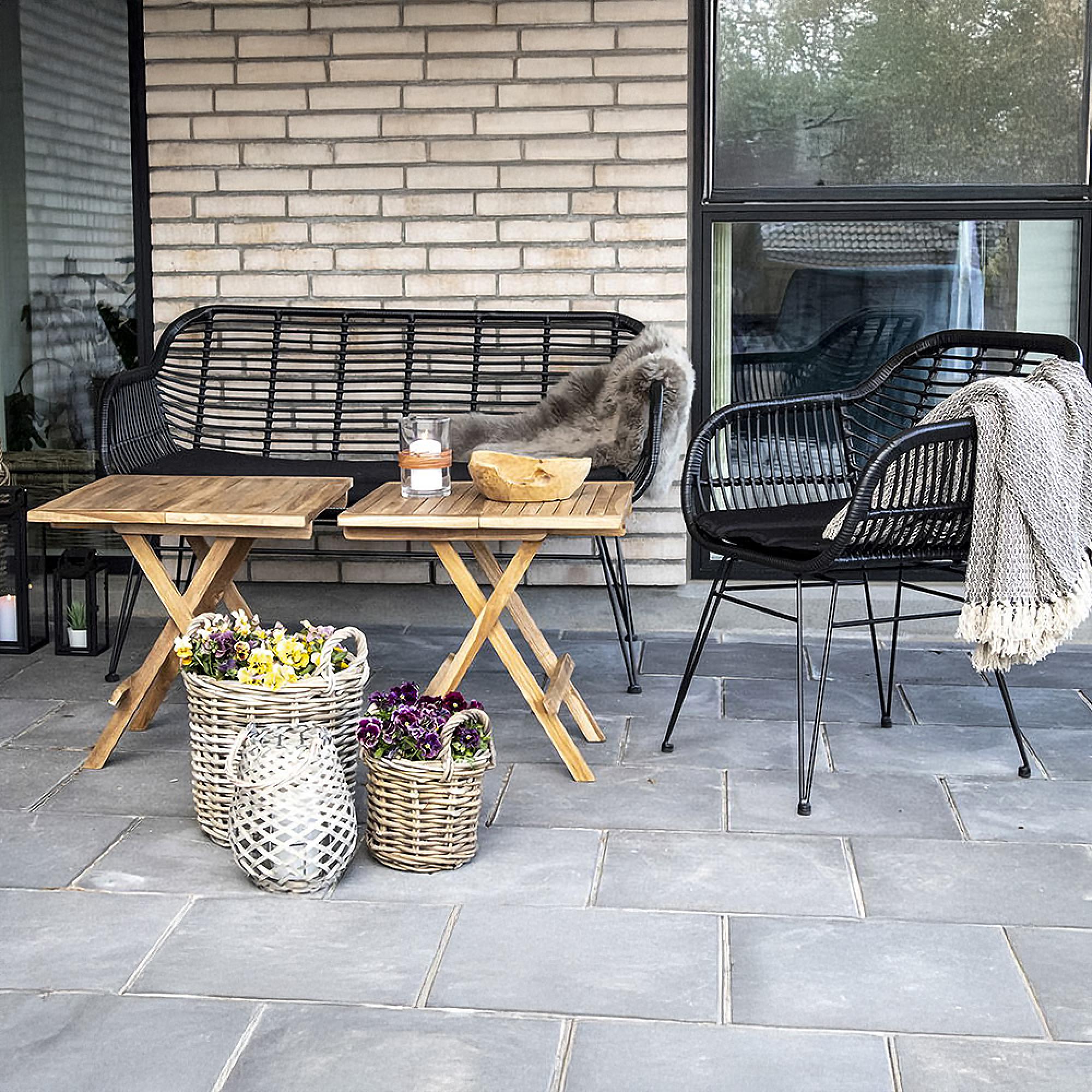 Bilbao Side Table - Square - Teak Wood