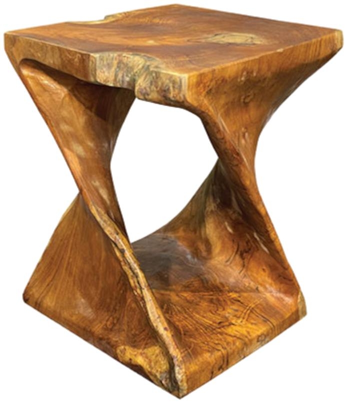 Driftwood Root Twist - Lamp Table Stool