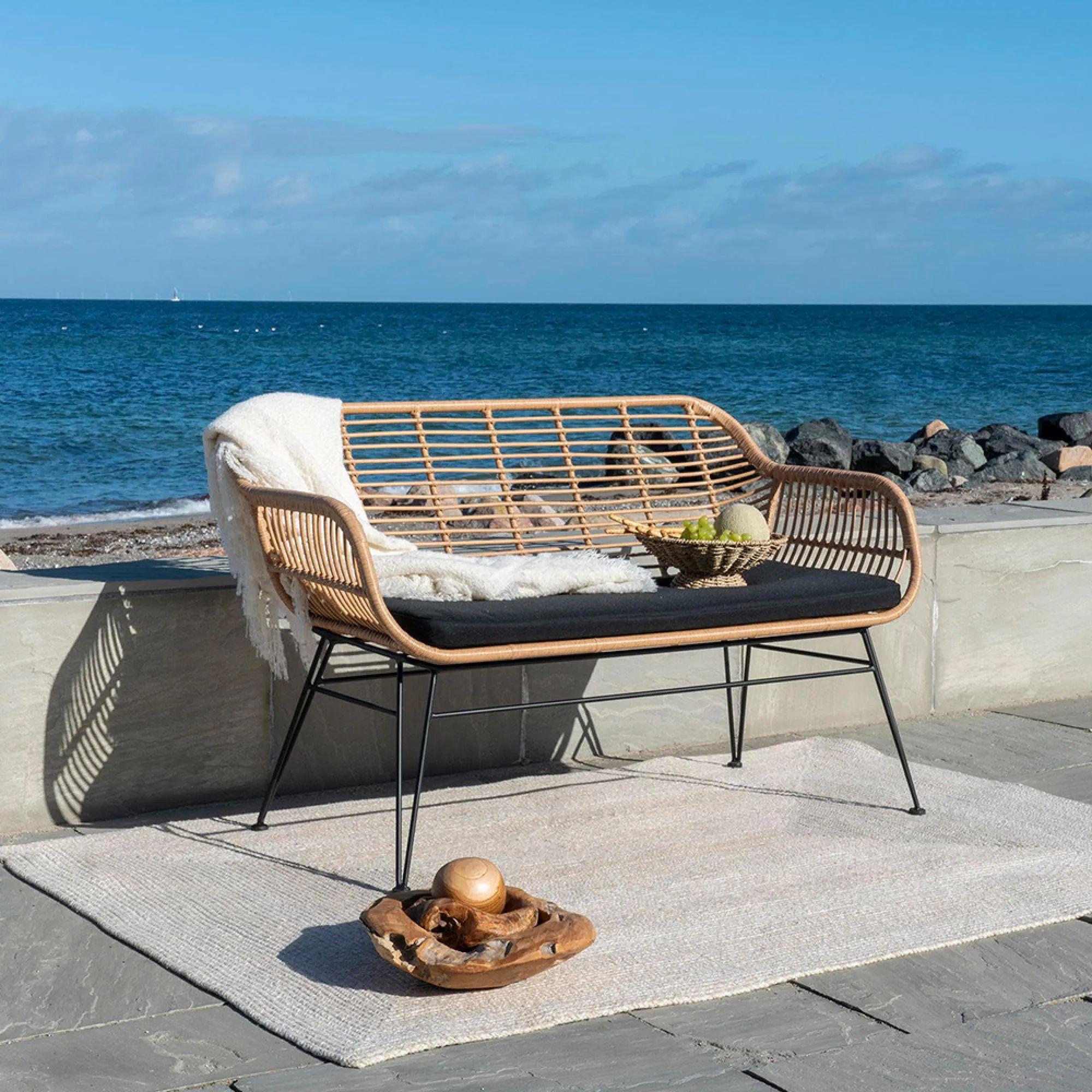 Trieste Garden Sofa - 2 Seater - Rattan