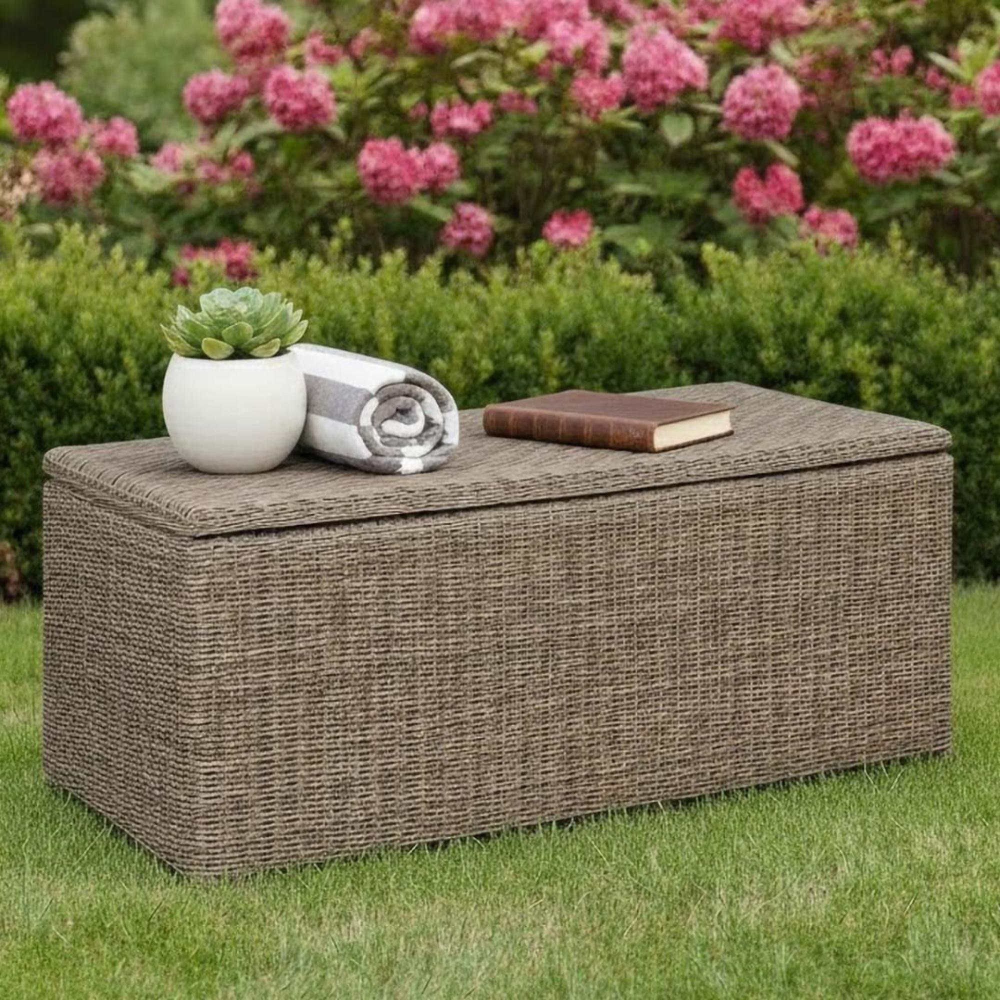Skala Outdoor Storage Box Large Light Rattan