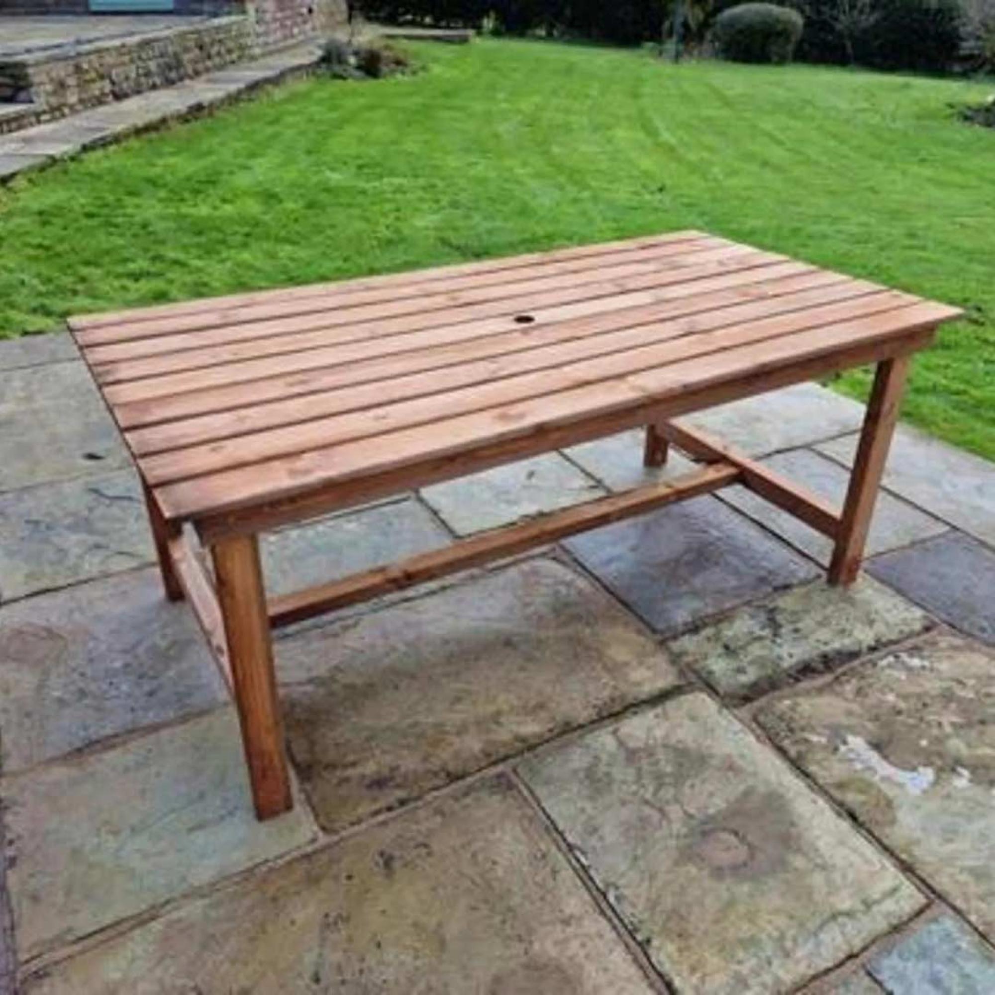 Garden Dining Table - Redwood