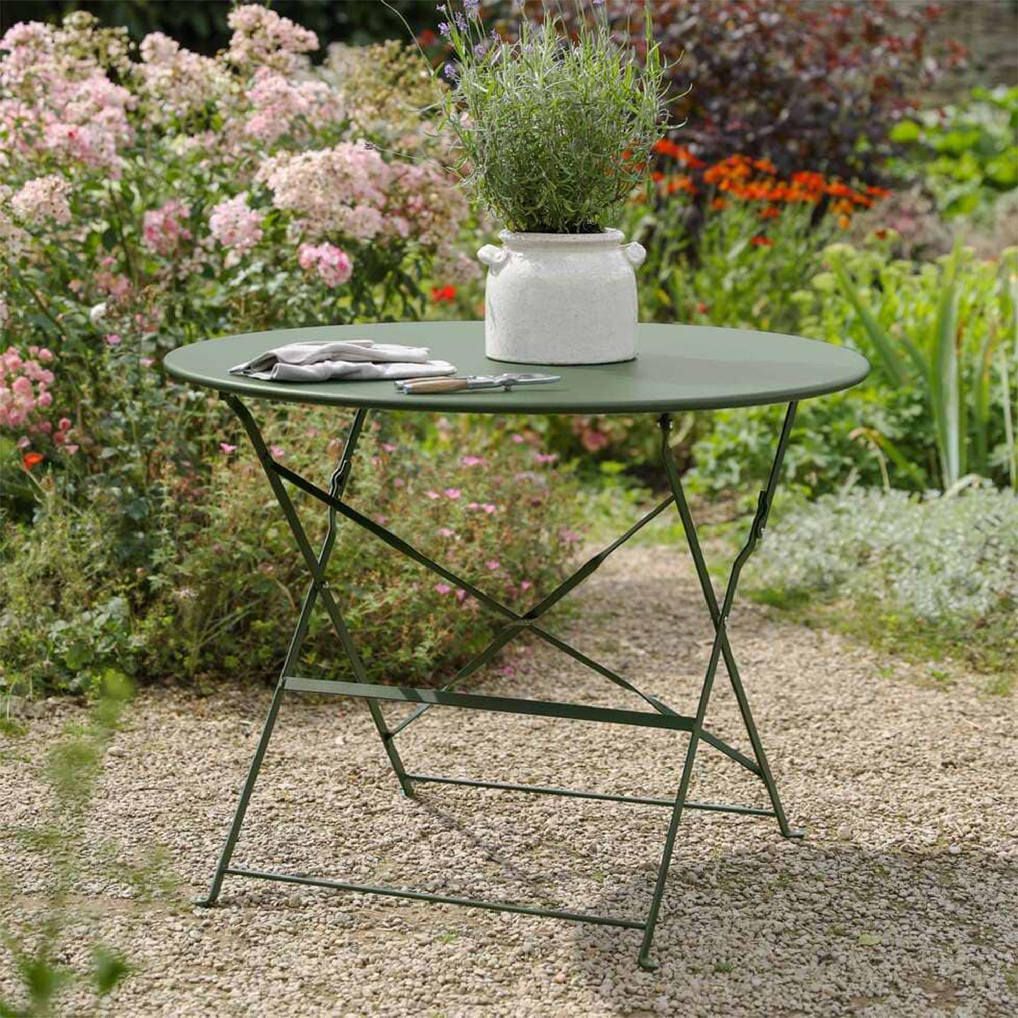 Rive Outdoor Droite Bistro Table Large Thistle Green