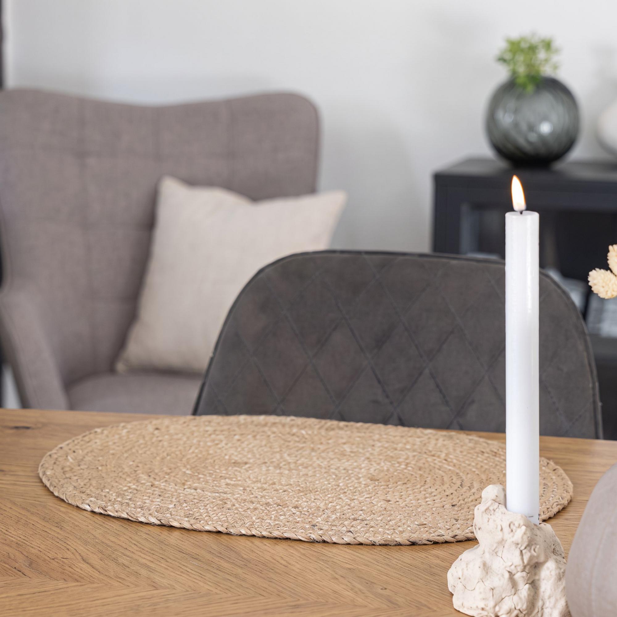 Bombay Placemat - Oval - Set of 4 - Jute - Natural