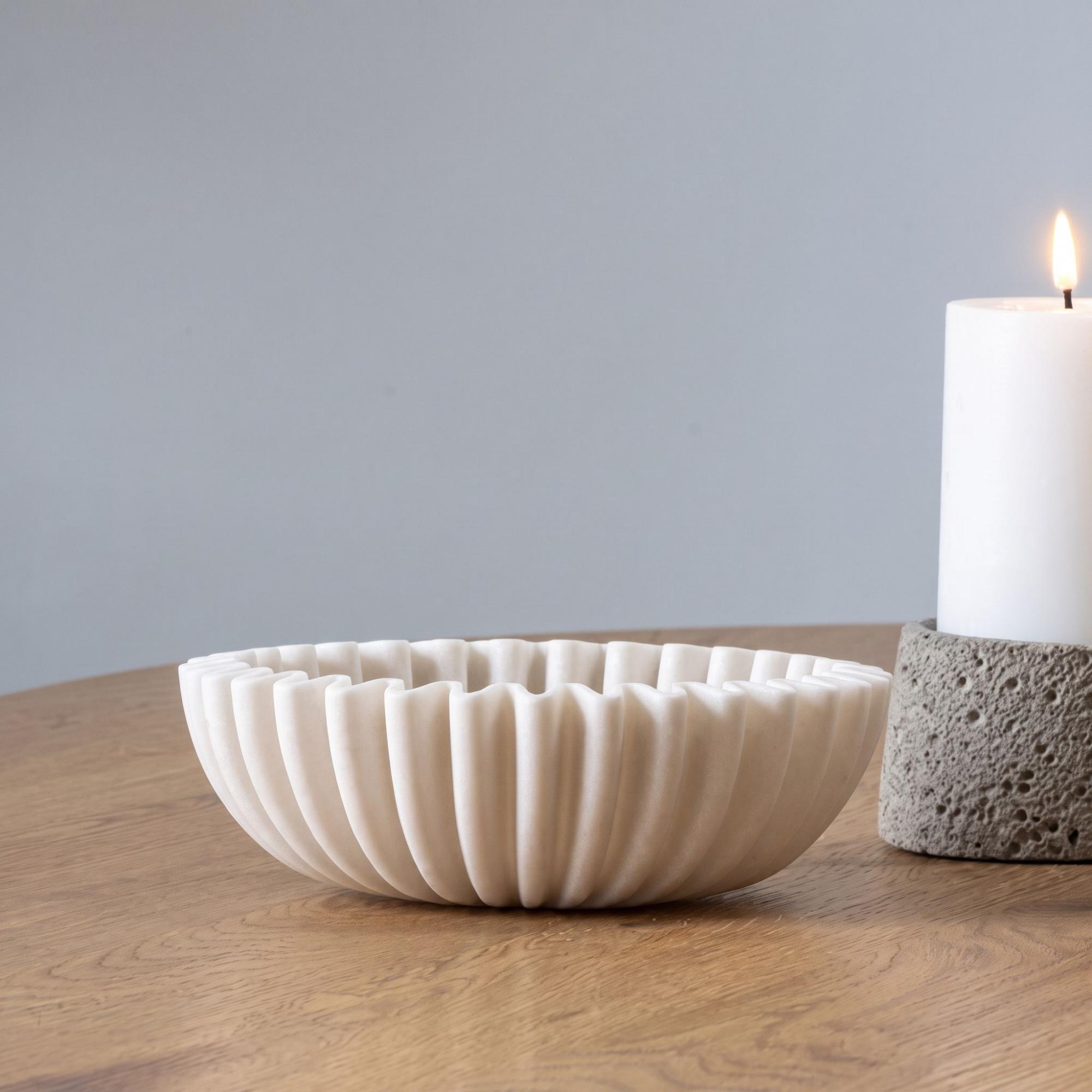 Resin Bowl - Beige