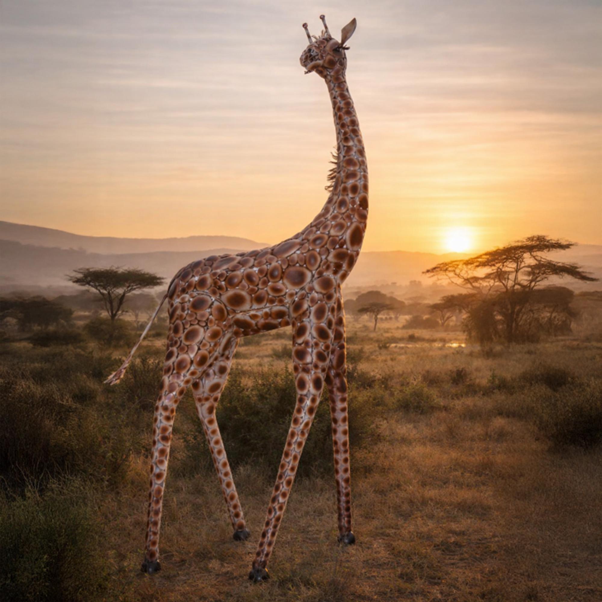 Giraffe Medium Garden Statue
