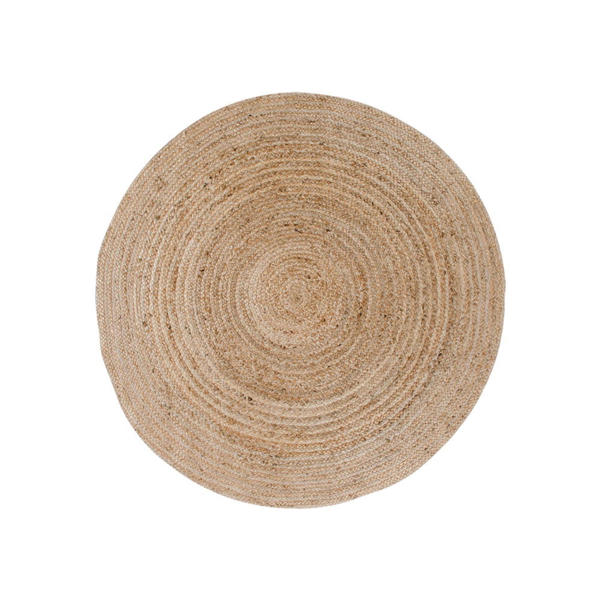 Bombay Rug - Round - Natural Jute - 90cm x 90cm