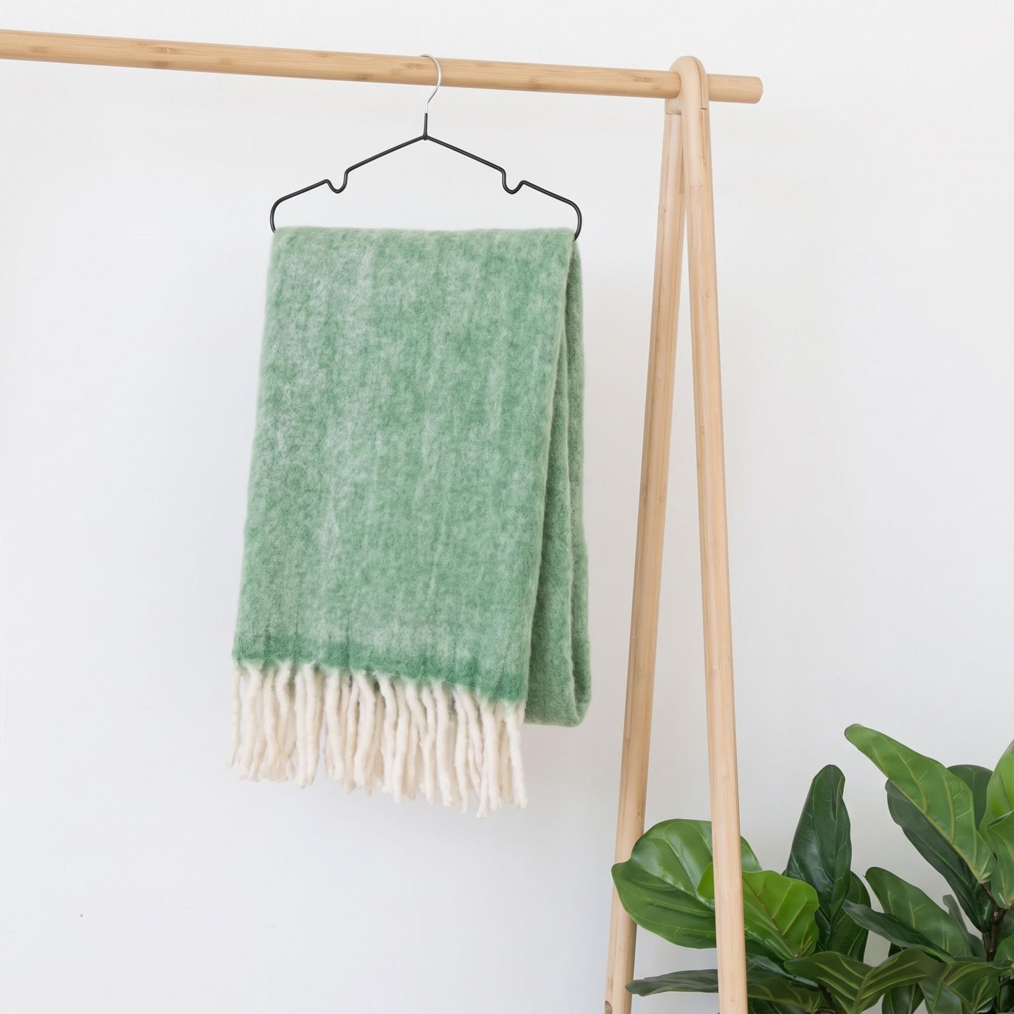 Carmel Throw - Green Plaid