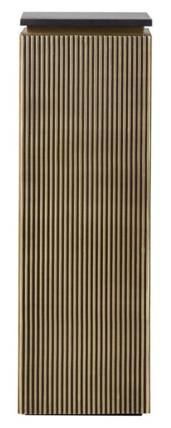 Ironville Brass Ribbed 1 Door Column Pedestal