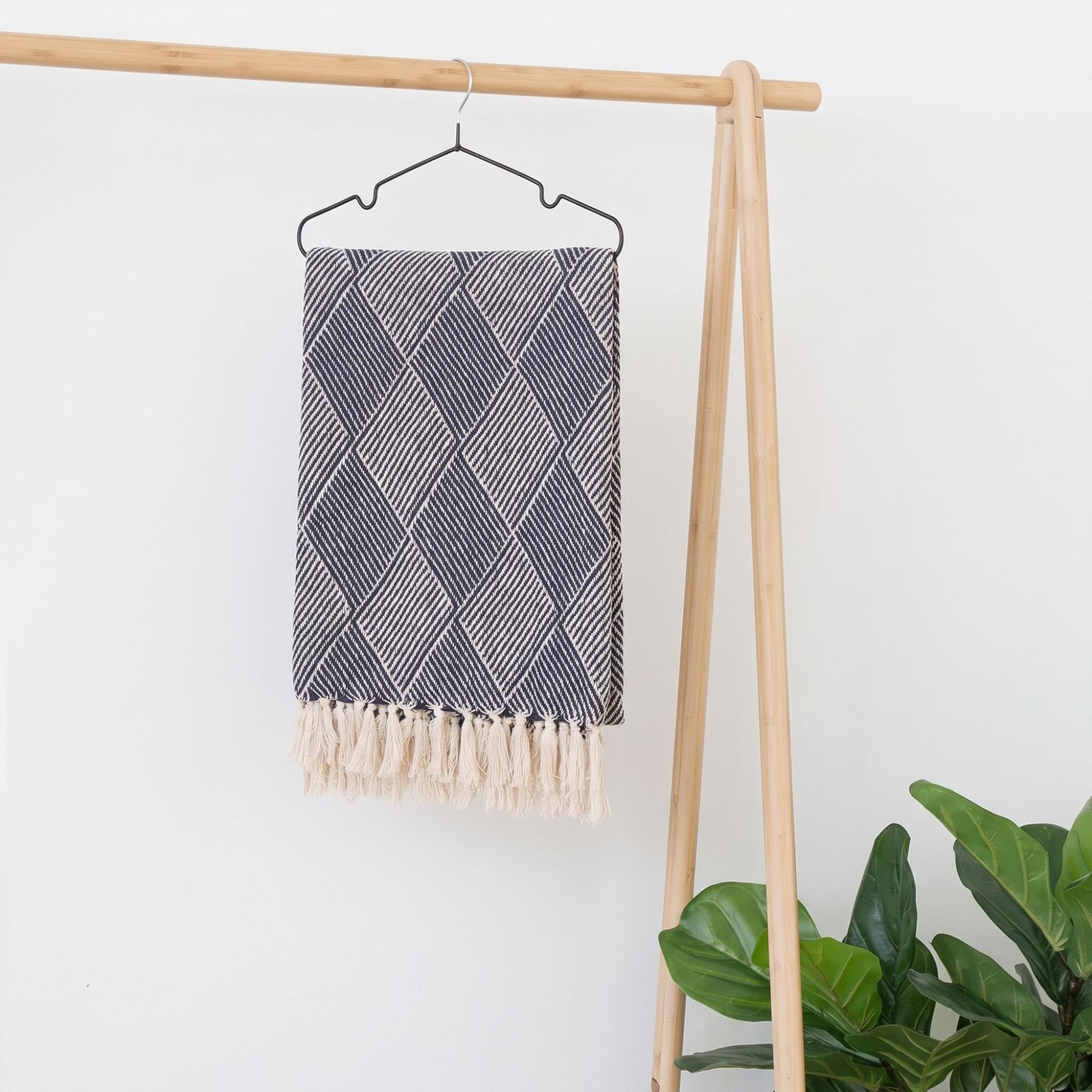 Izmir Throw - Blue Fabric