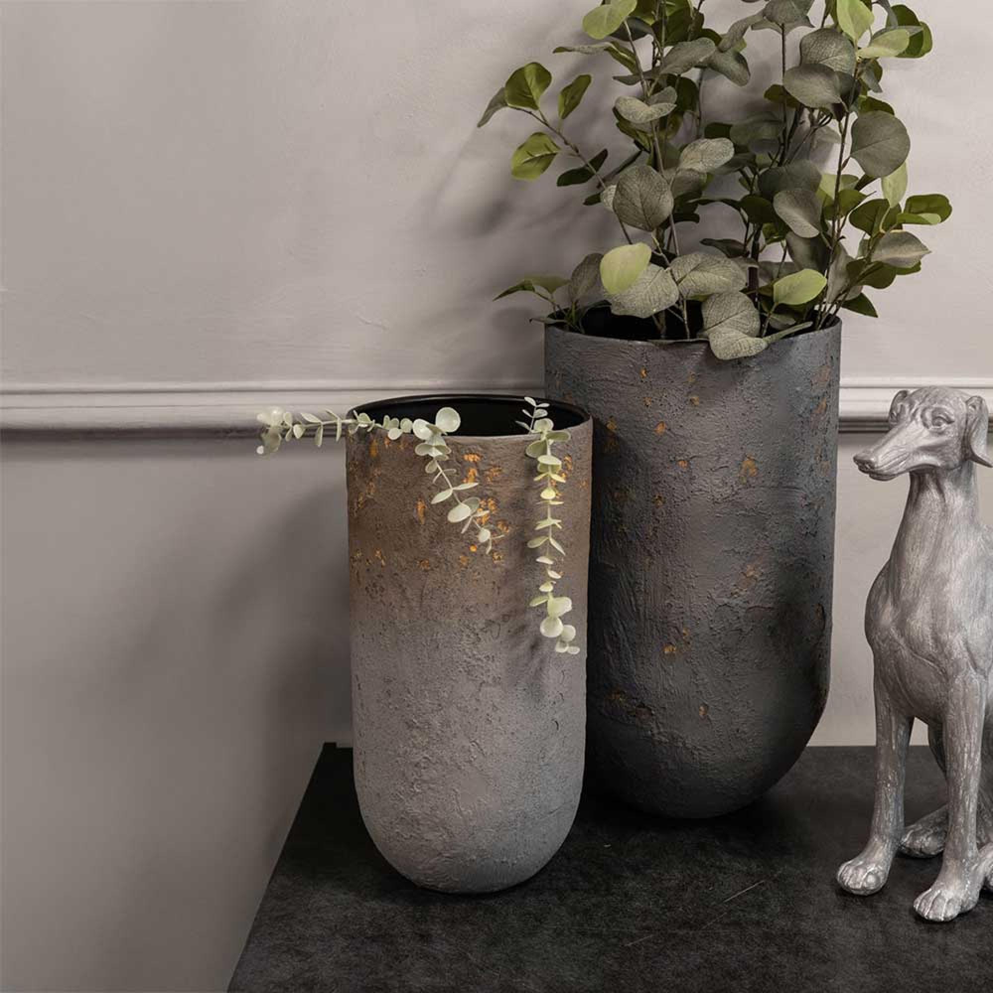 Volcano Planter - Blue - Set of 2