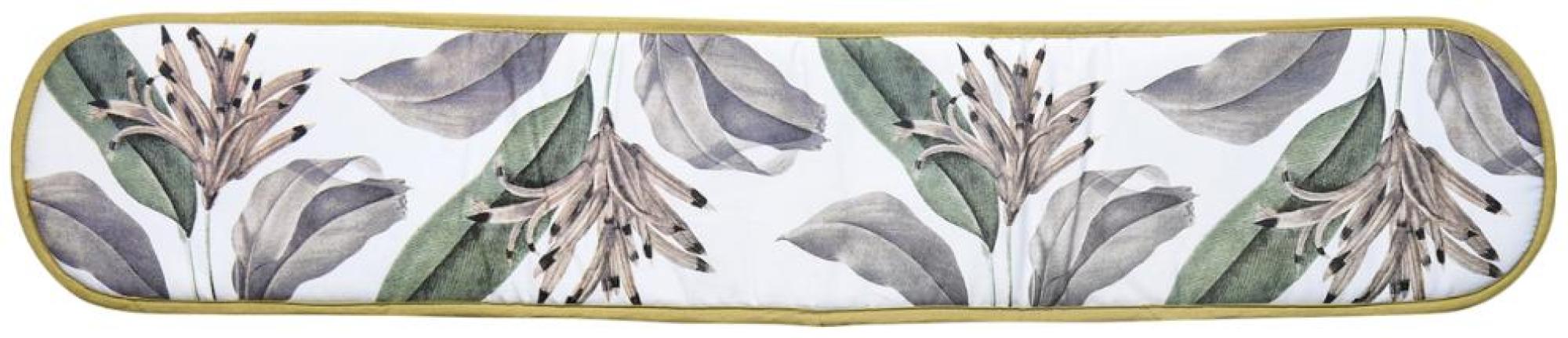 Birds of Paradise Double Oven Glove - White, Green, and Purple - Cotton - Set of 6