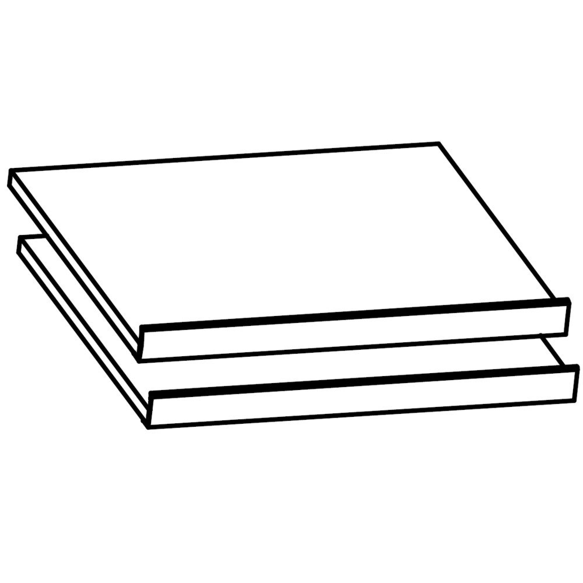 Orange Compartment Shoe Shelves - 45cm Width - For Sliding Wardrobe