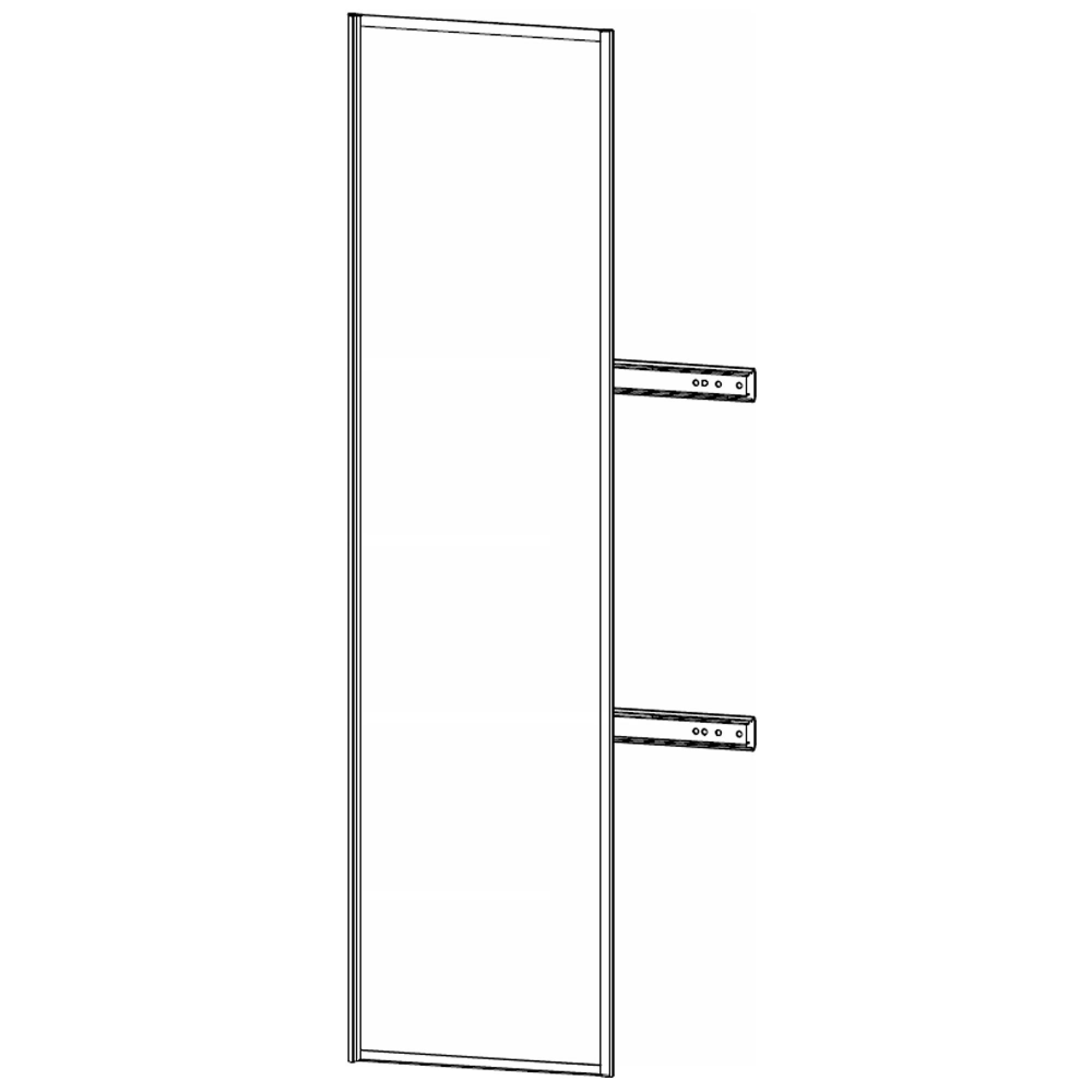 Orange Plus Interior Mirror - For Hinged Wardrobe